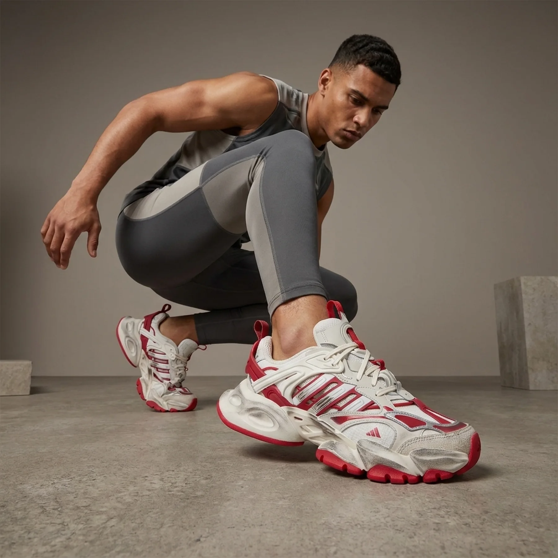 Кросівки Adidas XLG Runner Deluxe White Red