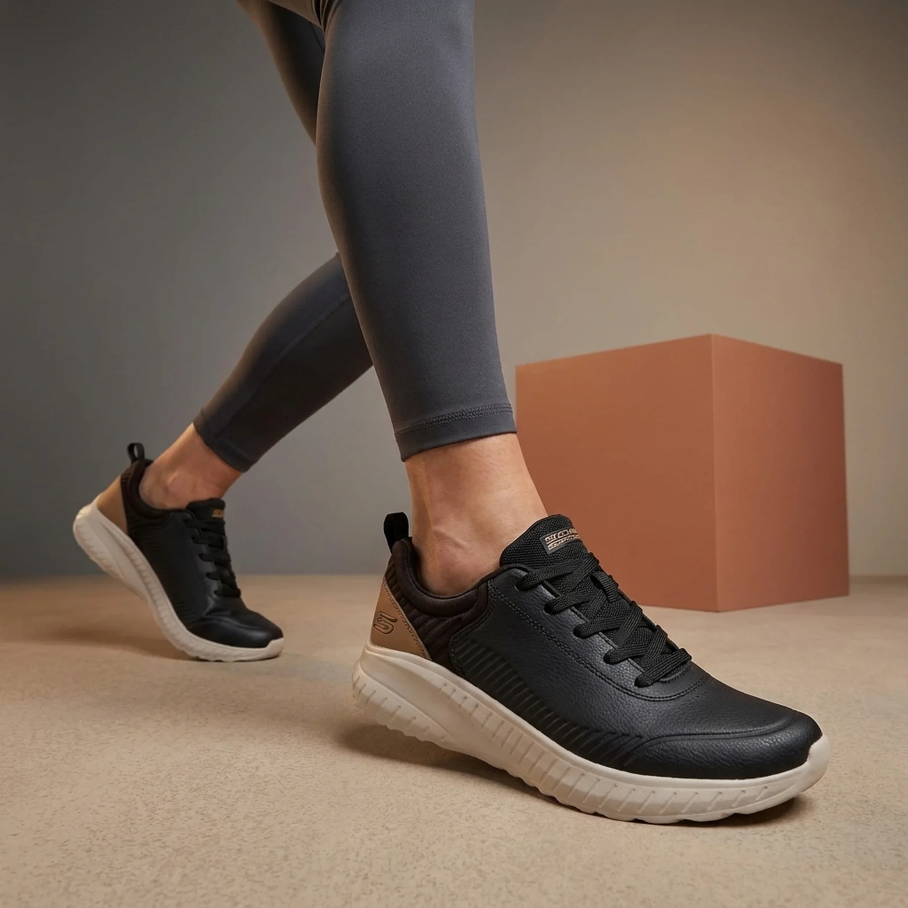 Кросівки Bobs Squad Chaos 117235BLK Skechers 11 (41) Чорний
