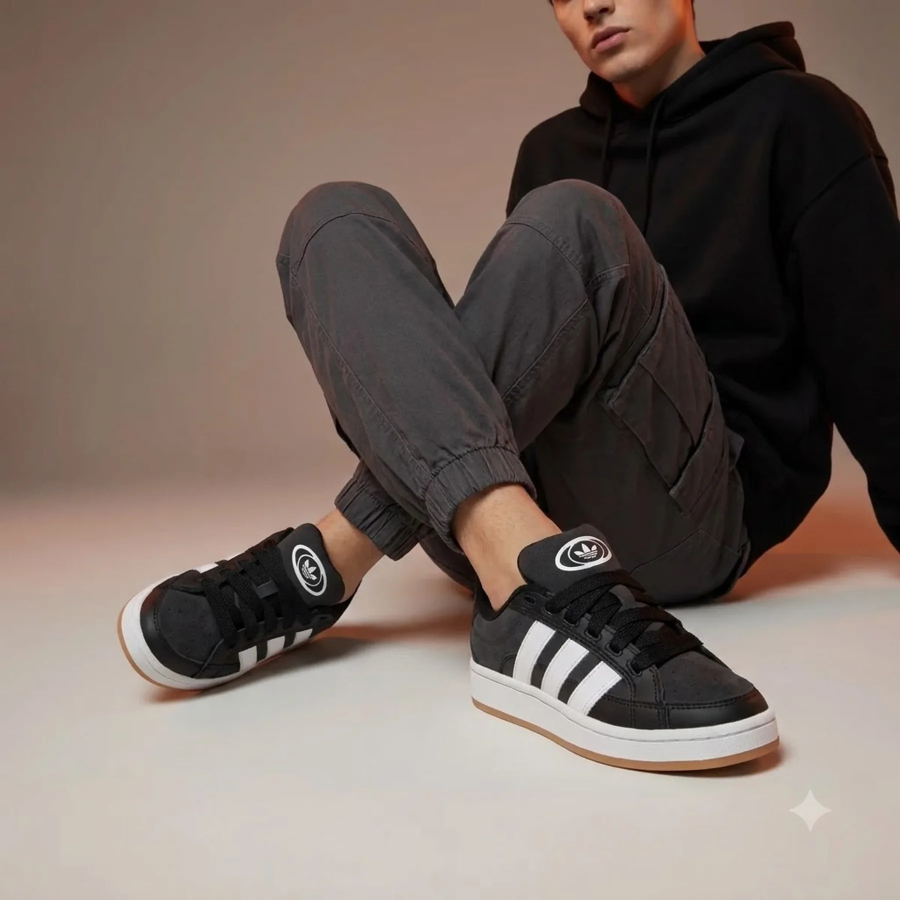 Кросівки CAMPUS 00s BETA J JH7837 Adidas 3,5 (36) Чорний