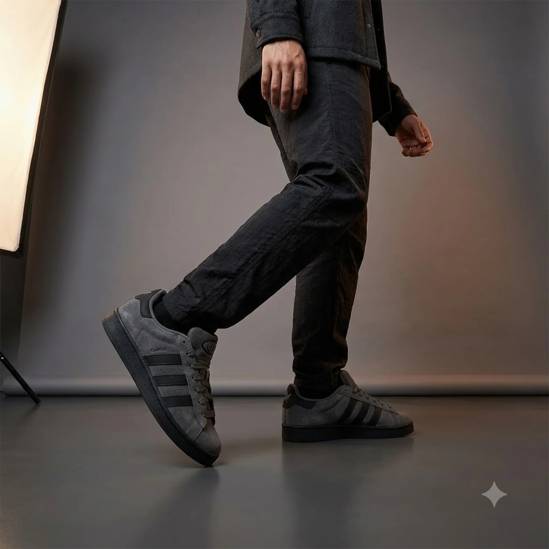 Кросівки чоловічі Adidas Campus 00S Charcoal Black (IF8770)
