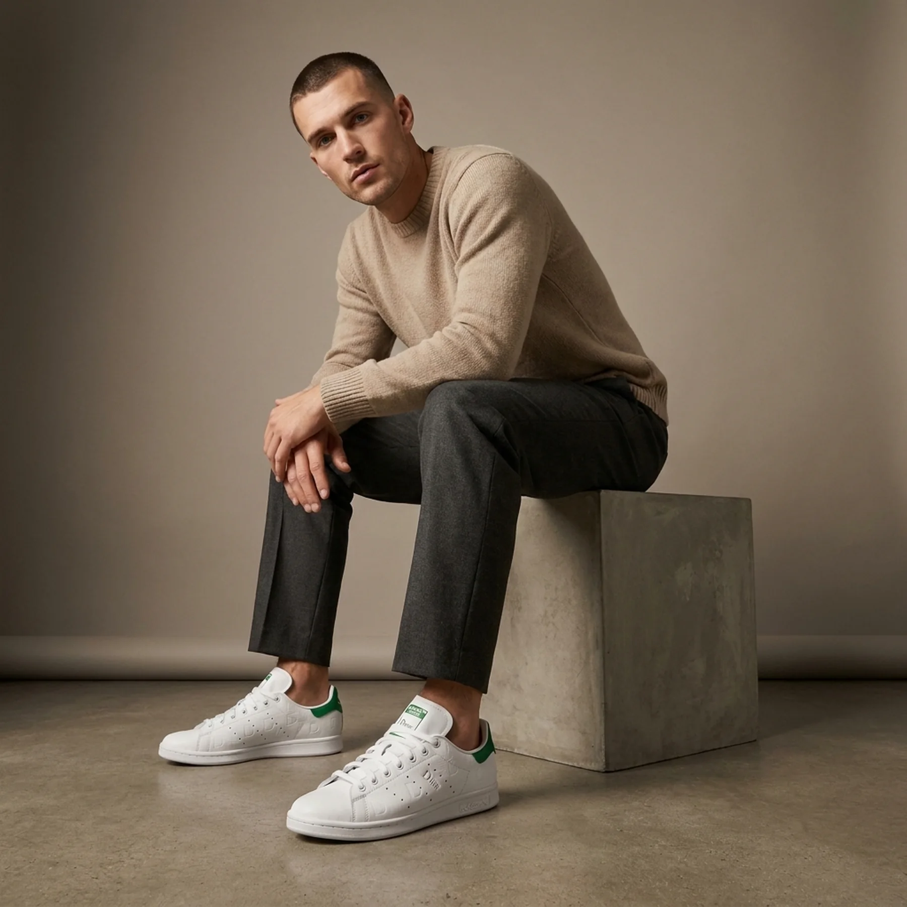 Кросівки чоловічі Adidas Dime Stan Smith White (IG2044)