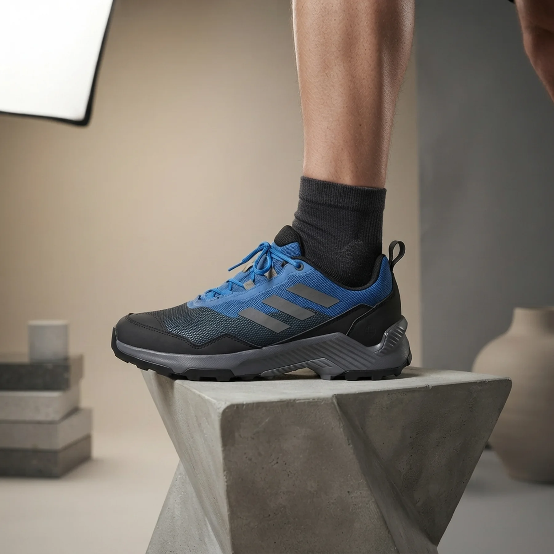 Кросівки чоловічі Adidas Eastrail 2 Black Blue Rush (GZ3018)