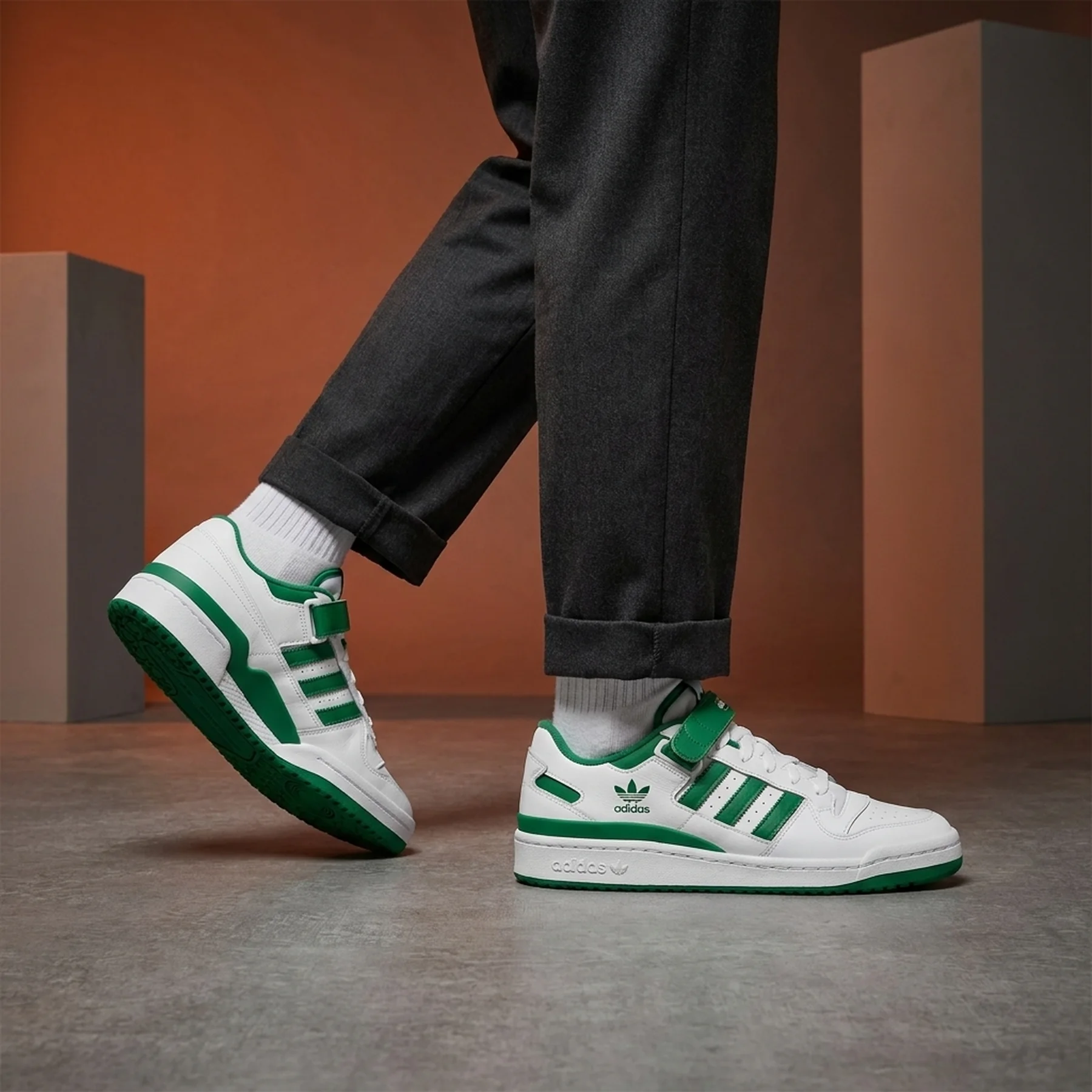 Кросівки чоловічі Adidas Forum Low White Green M (GY5835)