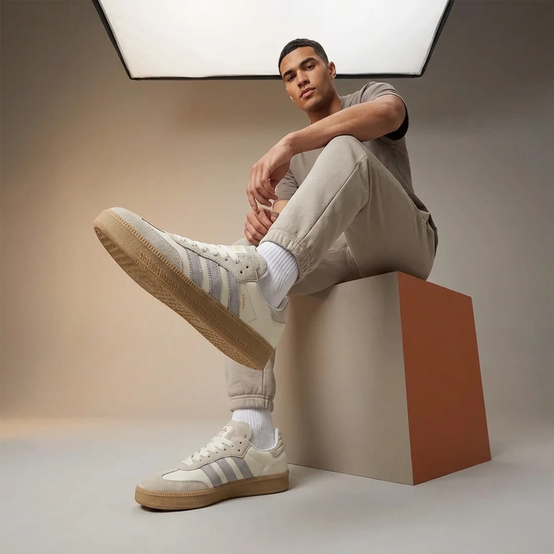 Кросівки чоловічі Adidas Samba Xlg Beige (JQ8182)