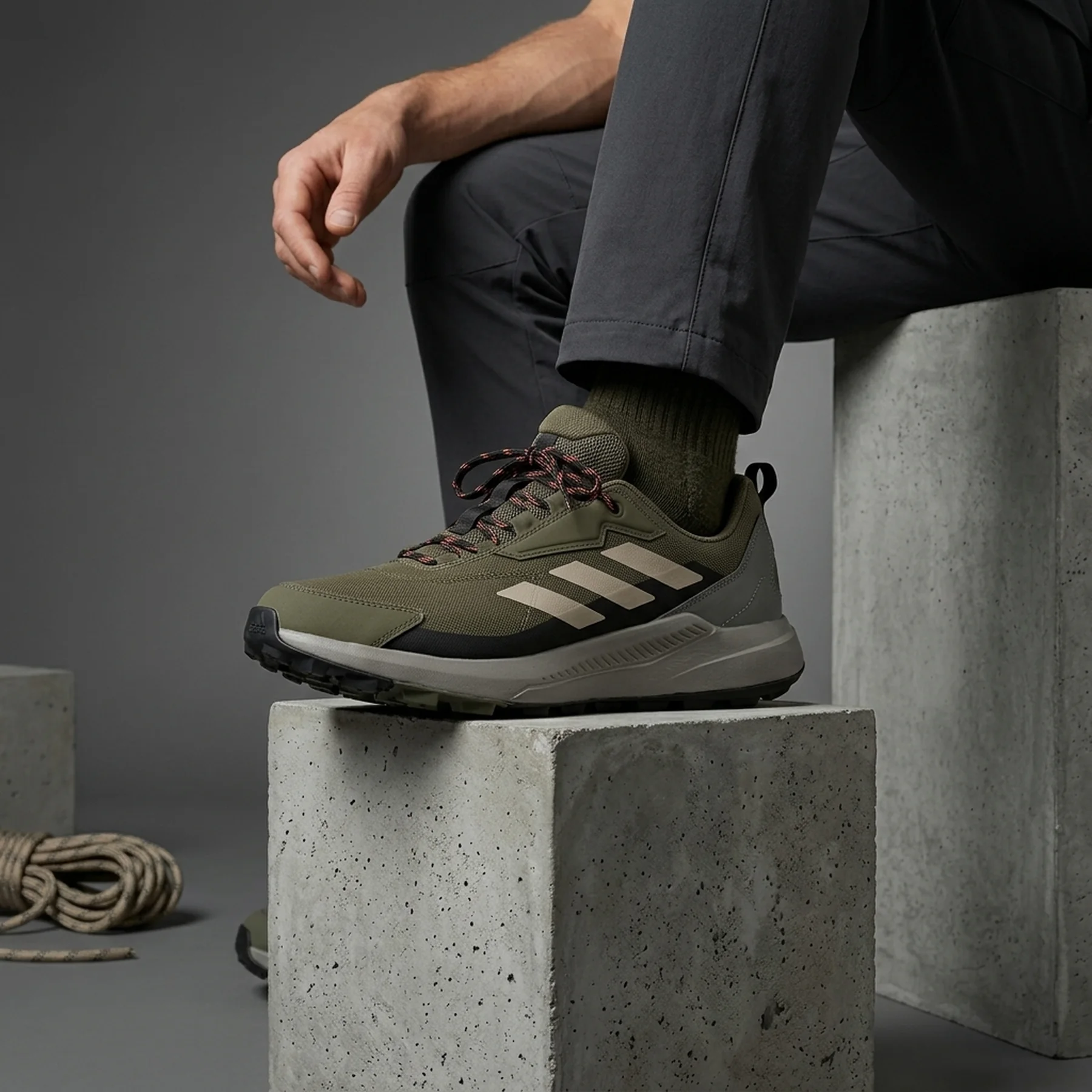 Кросівки чоловічі Adidas Terrex Anylander Hiking Olive (ID0894)