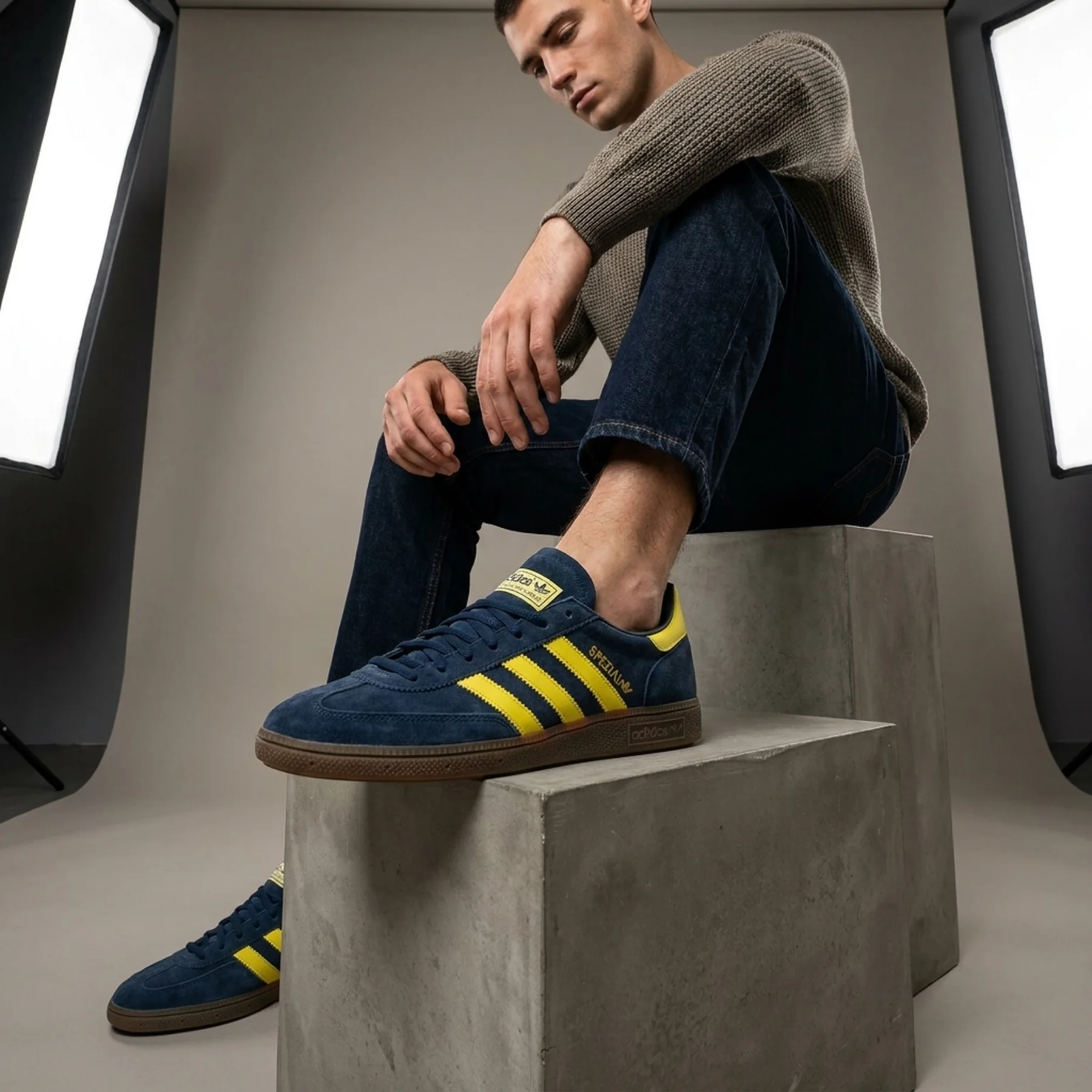Кросівки чоловічі Adidas Vl Handball Spezial Blue (JR3845)