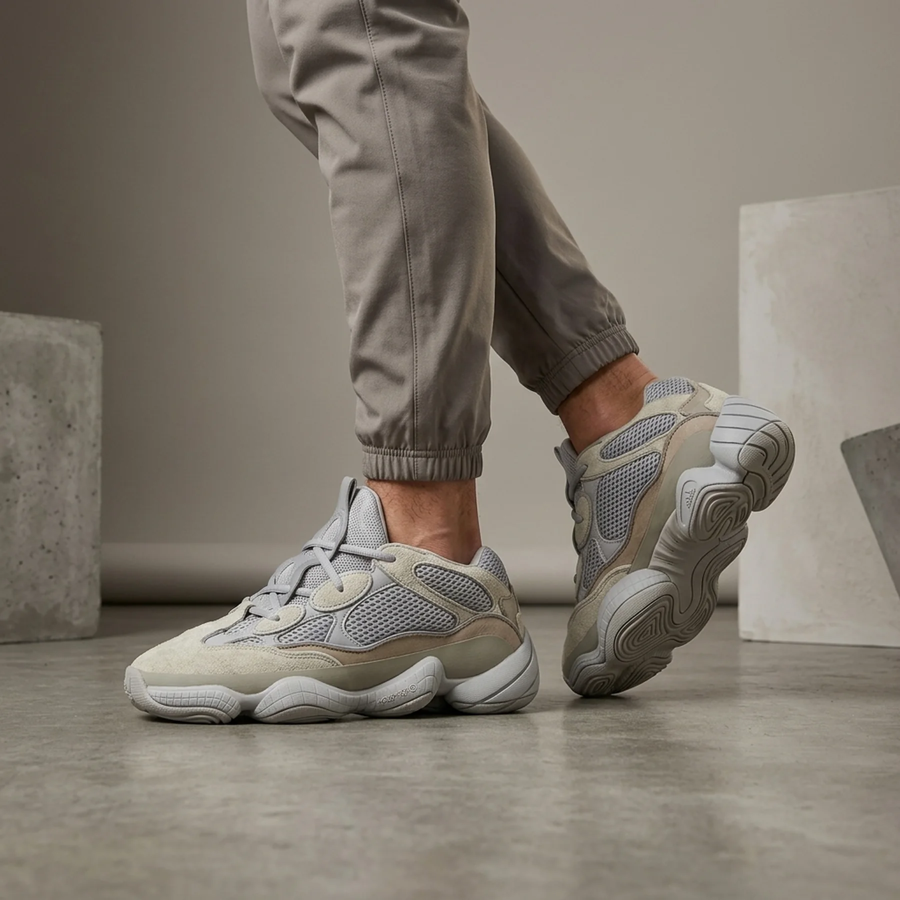 Кросівки чоловічі Adidas Yeezy 500 Stone Salt (IE4783)