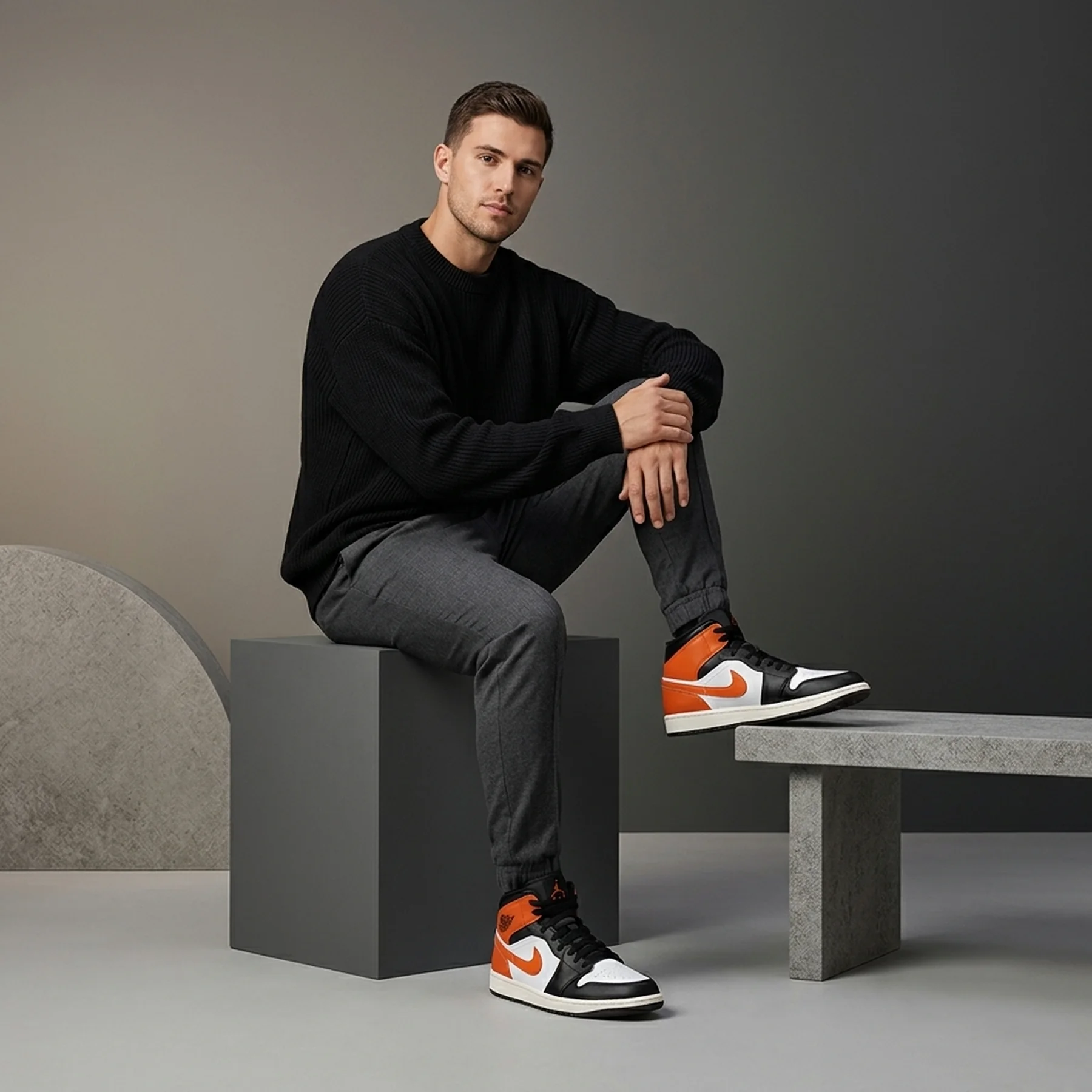 Кросівки чоловічі Air Jordan 1 Mid DQ8426-801