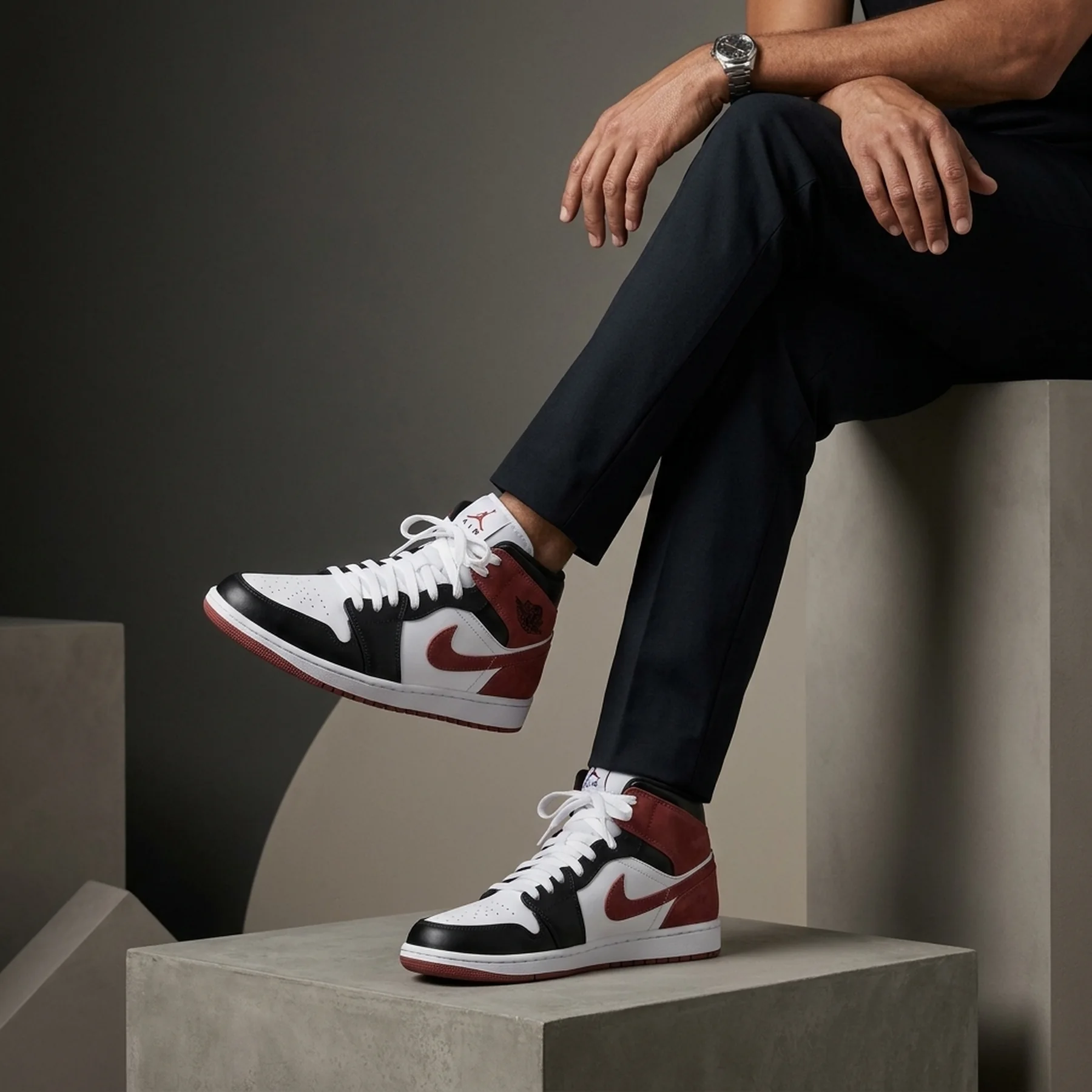 Кросівки чоловічі Jordan 1 Mid Se Multi (HF3216-102)