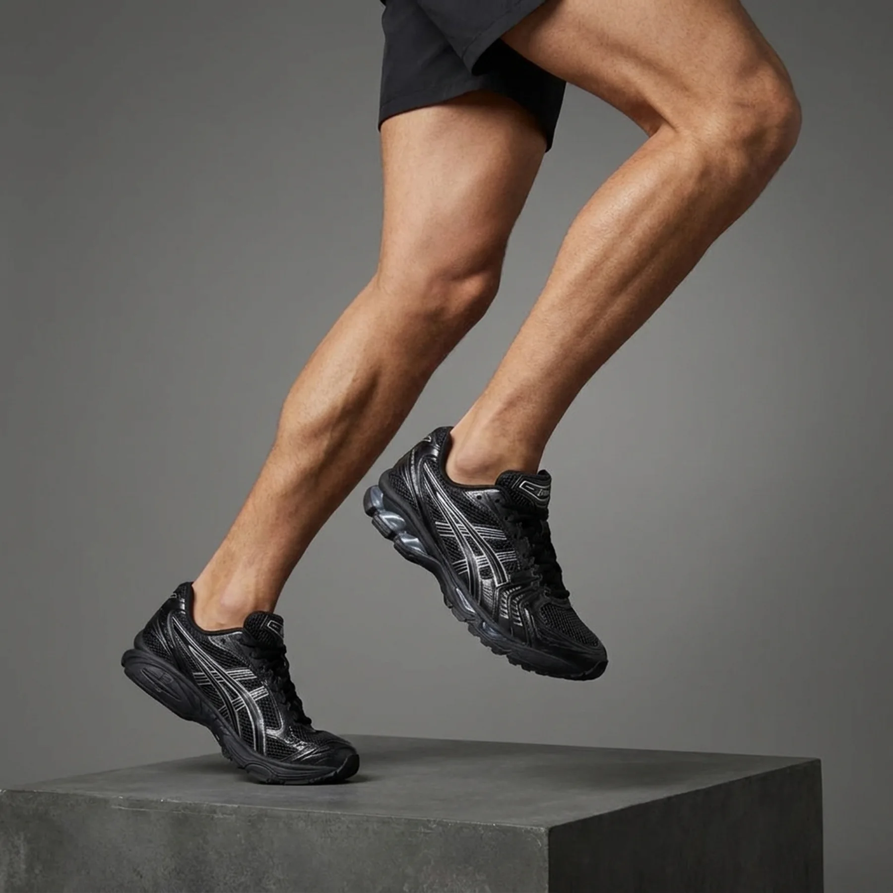 Кросівки чоловічі Asics Gel-Kayano 14 Black Pure Silver (1201A019-006)