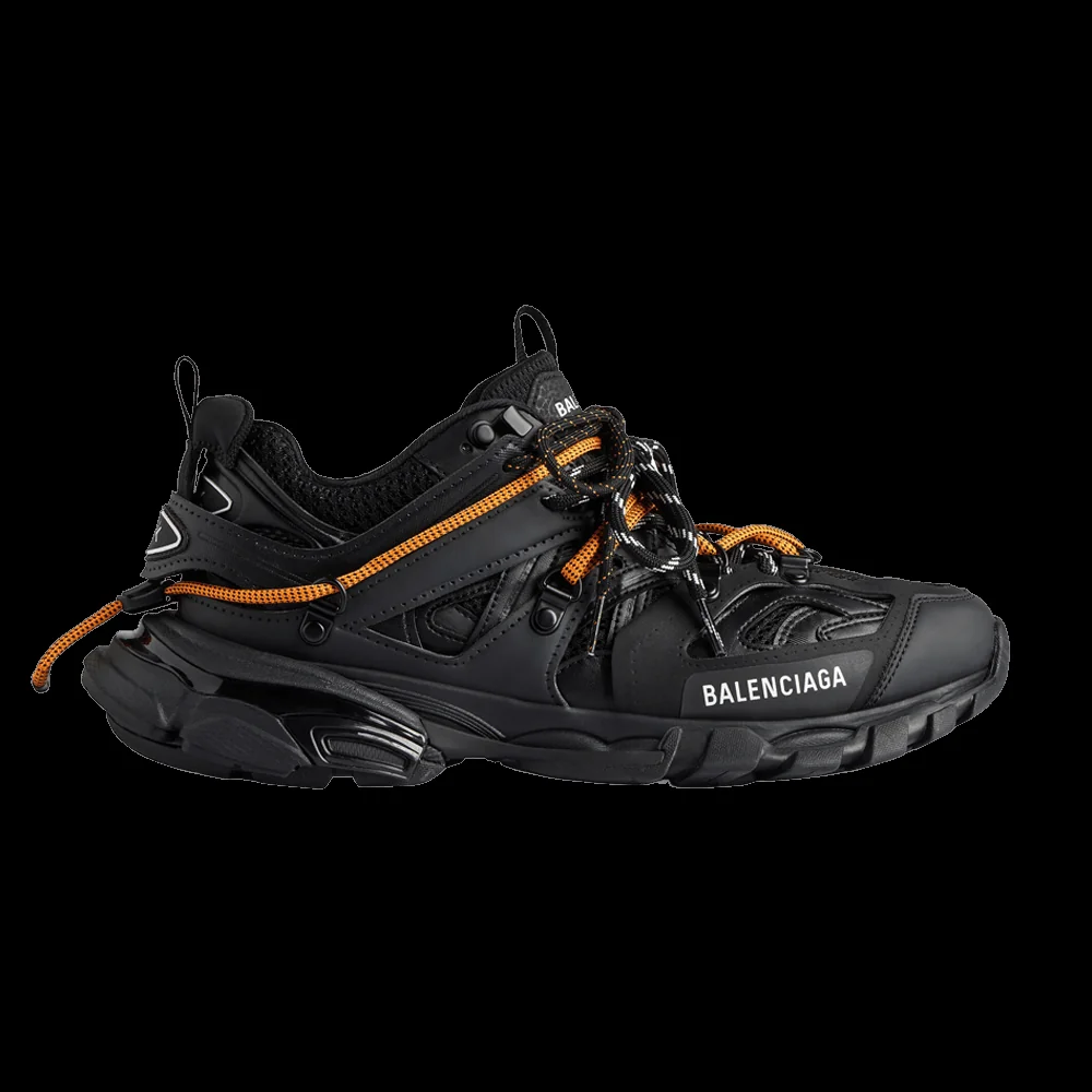 Кросівки чоловічі Balenciaga Track Trail Laces Sneaker 'Black Orange'