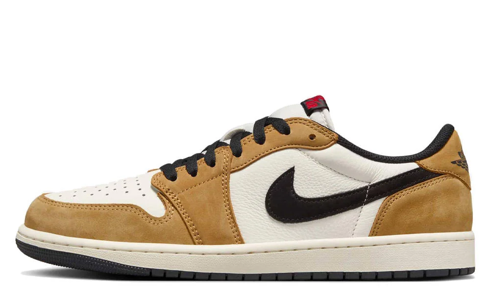 Кросівки чоловічі Jordan 1 Low Og White/Yellow (CZ0790-107)
