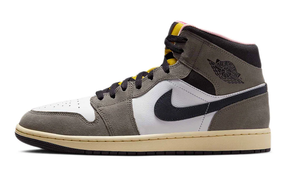 Кросівки чоловічі Jordan 1 Mid Se Grey/Multi (HQ2011-100)