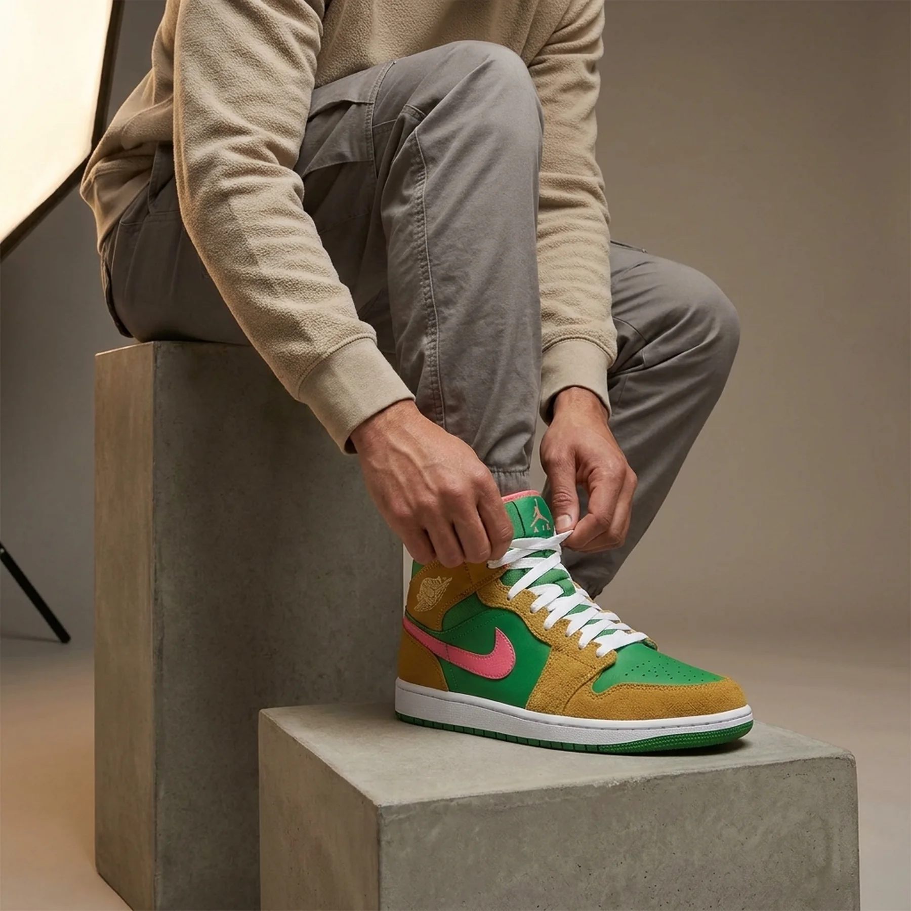 Кросівки чоловічі Nike Air 1 Mid Se (DX4332-700)