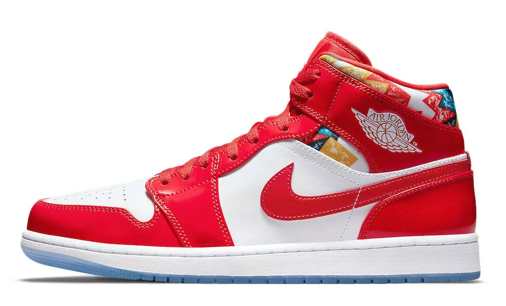 Кросівки чоловічі Jordan 1 Mid Se White/Red (DC7294-600)