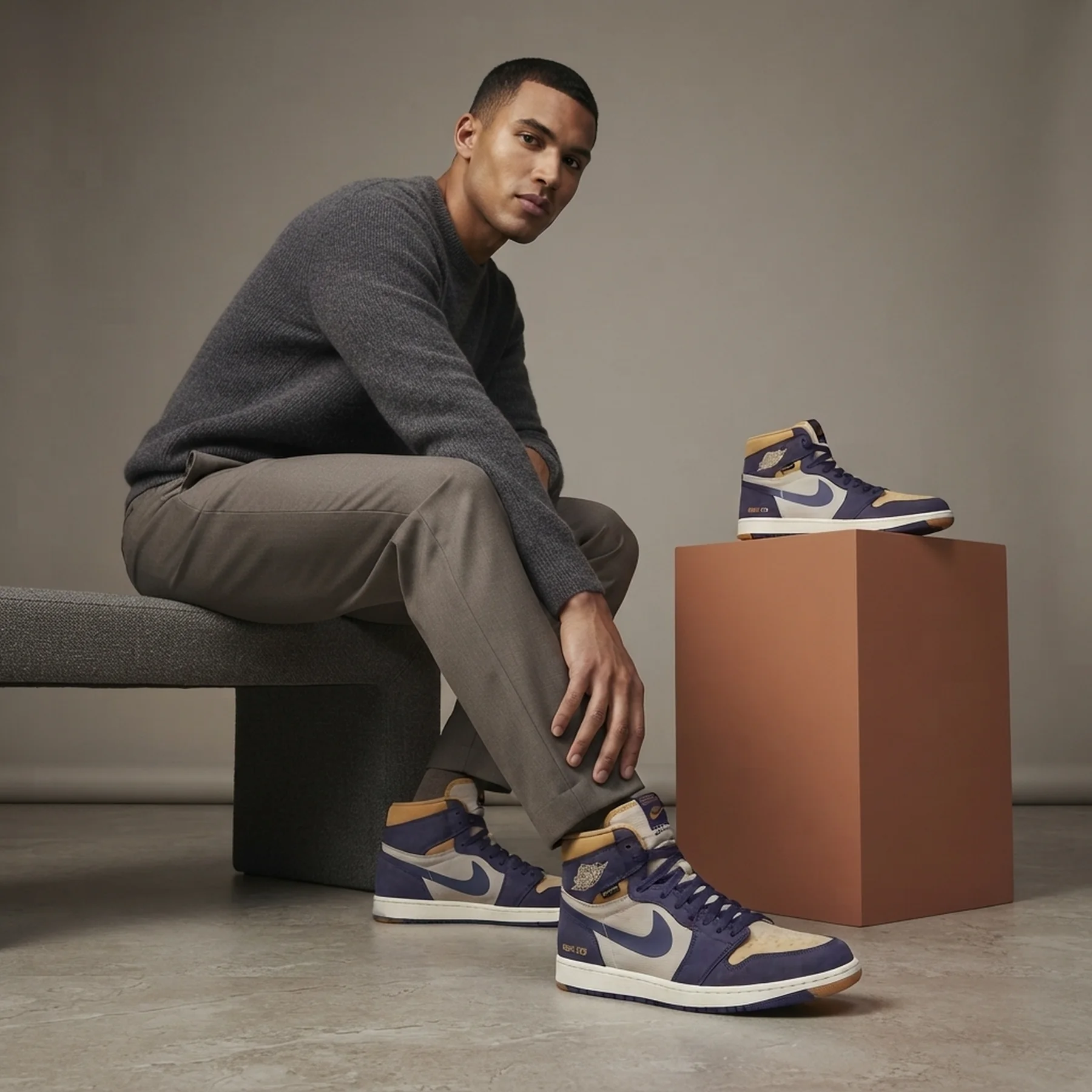 Кросівки чоловічі Jordan 1 Retro High Element Gore-Tex Sky J Purple (DB2889-501)