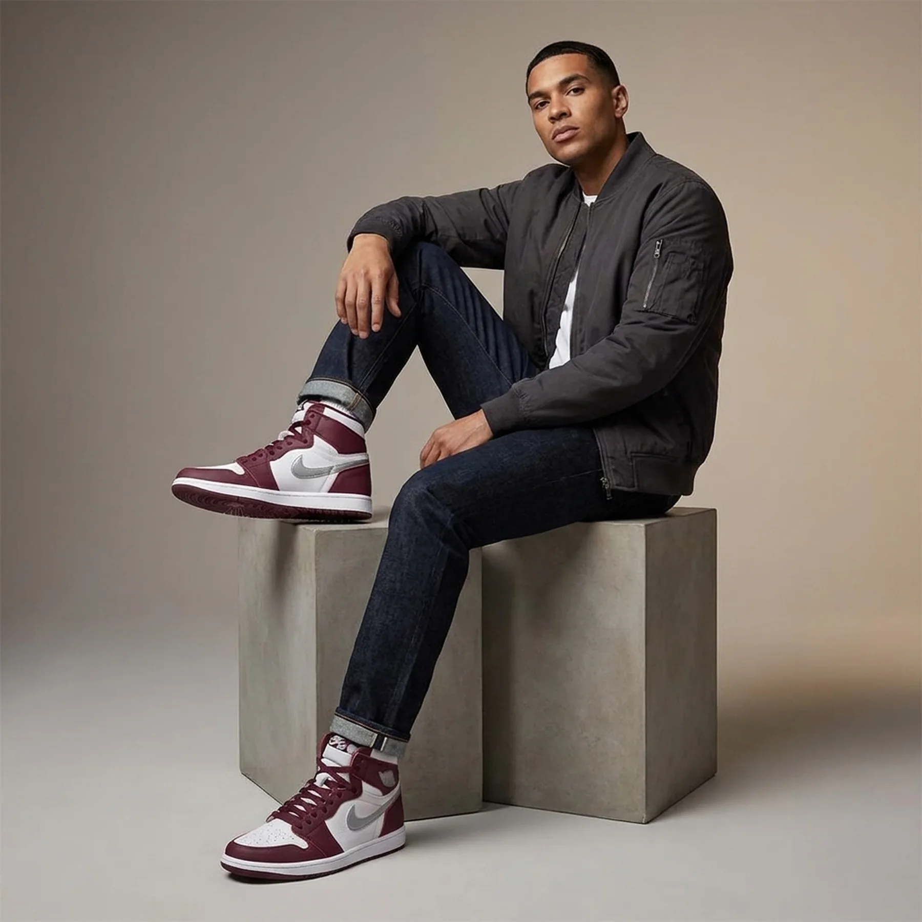 Кросівки чоловічі Jordan 1 Retro High (555088-063)