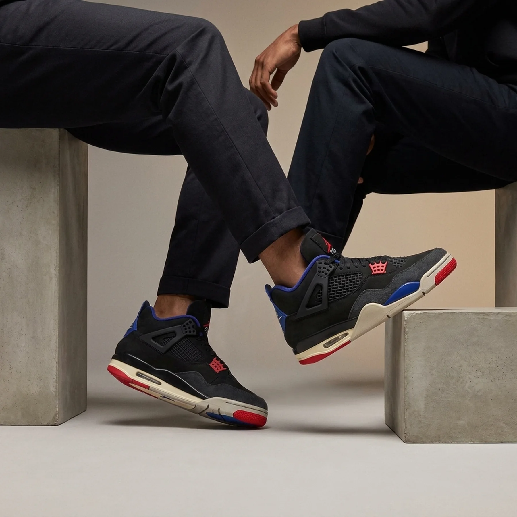 Кросівки чоловічі Jordan 4 Retro Rare Air Black (FV5029-003)