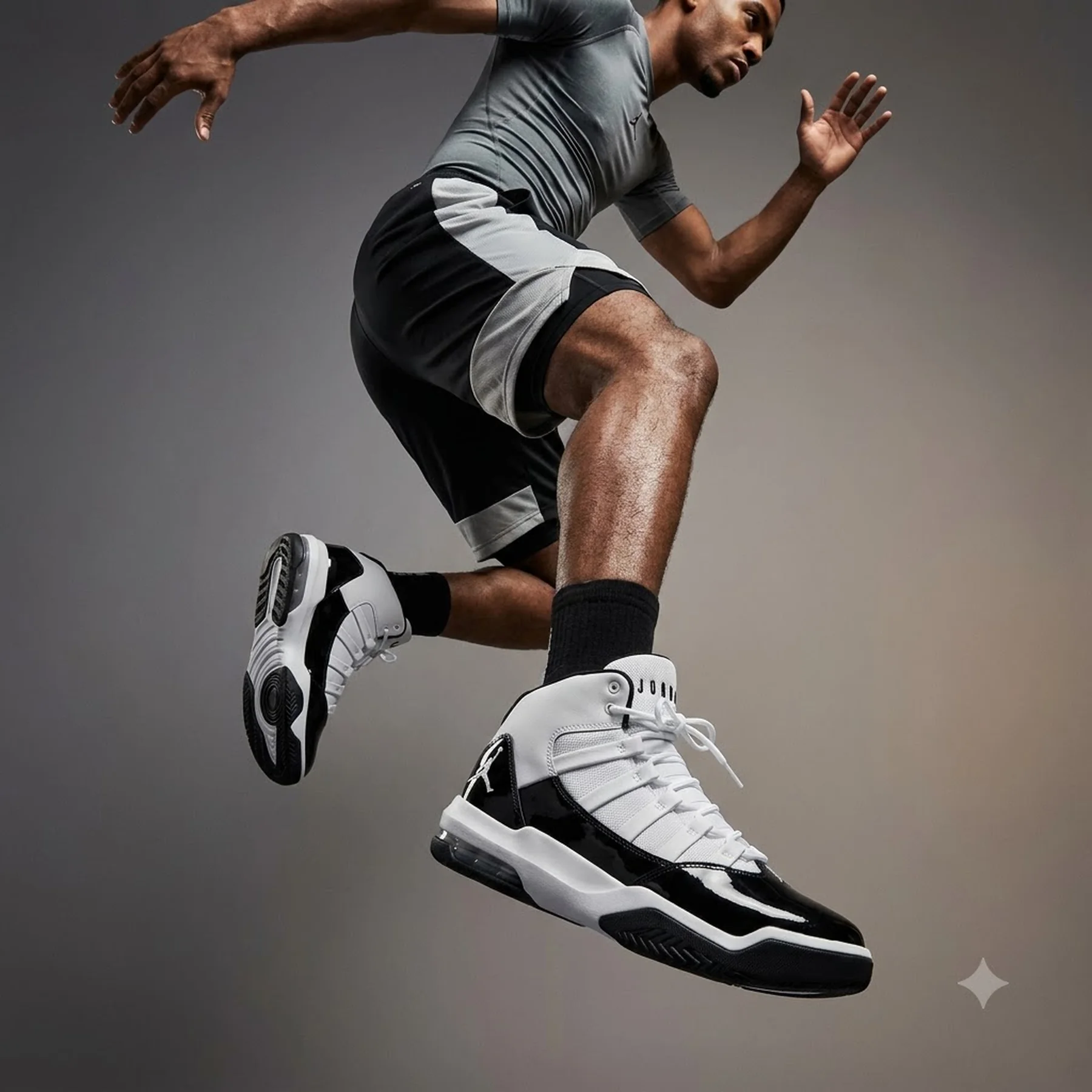 Кросівки чоловічі Jordan Max Aura 7 Black/White (HQ2091-100)