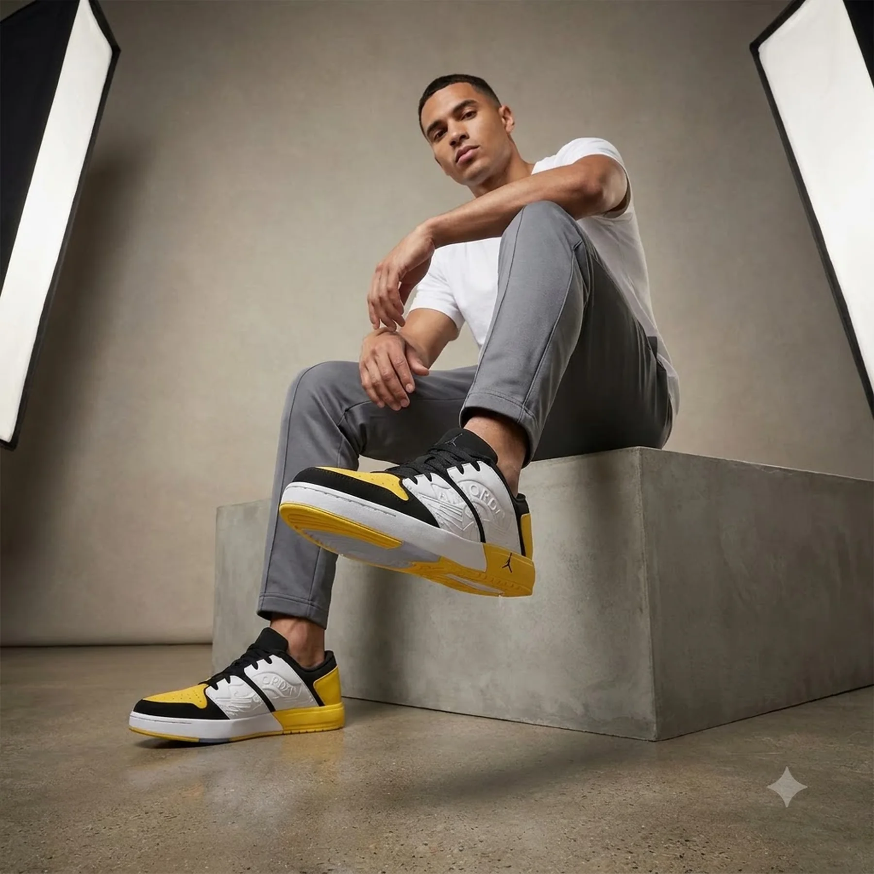 Кросівки чоловічі Jordan Nu Retro 1 Low "Tour Yellow" (DV5141-017)