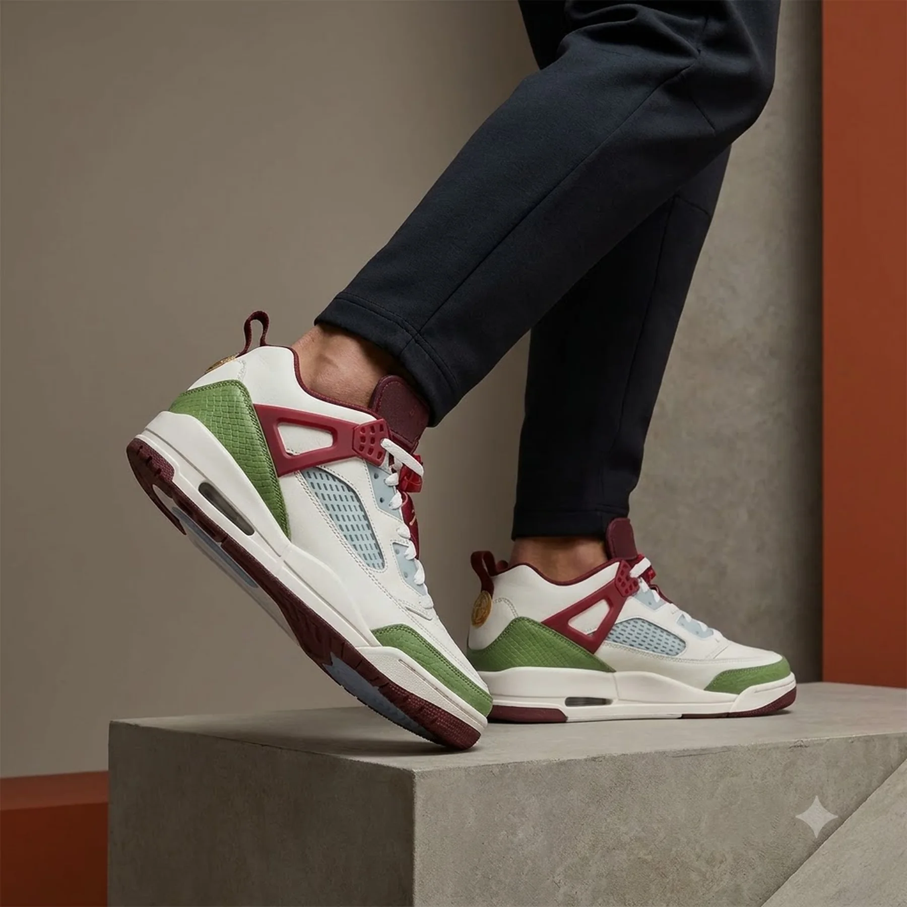 Кросівки чоловічі Jordan Spizike Low Chinese New Year (FJ6372-100)