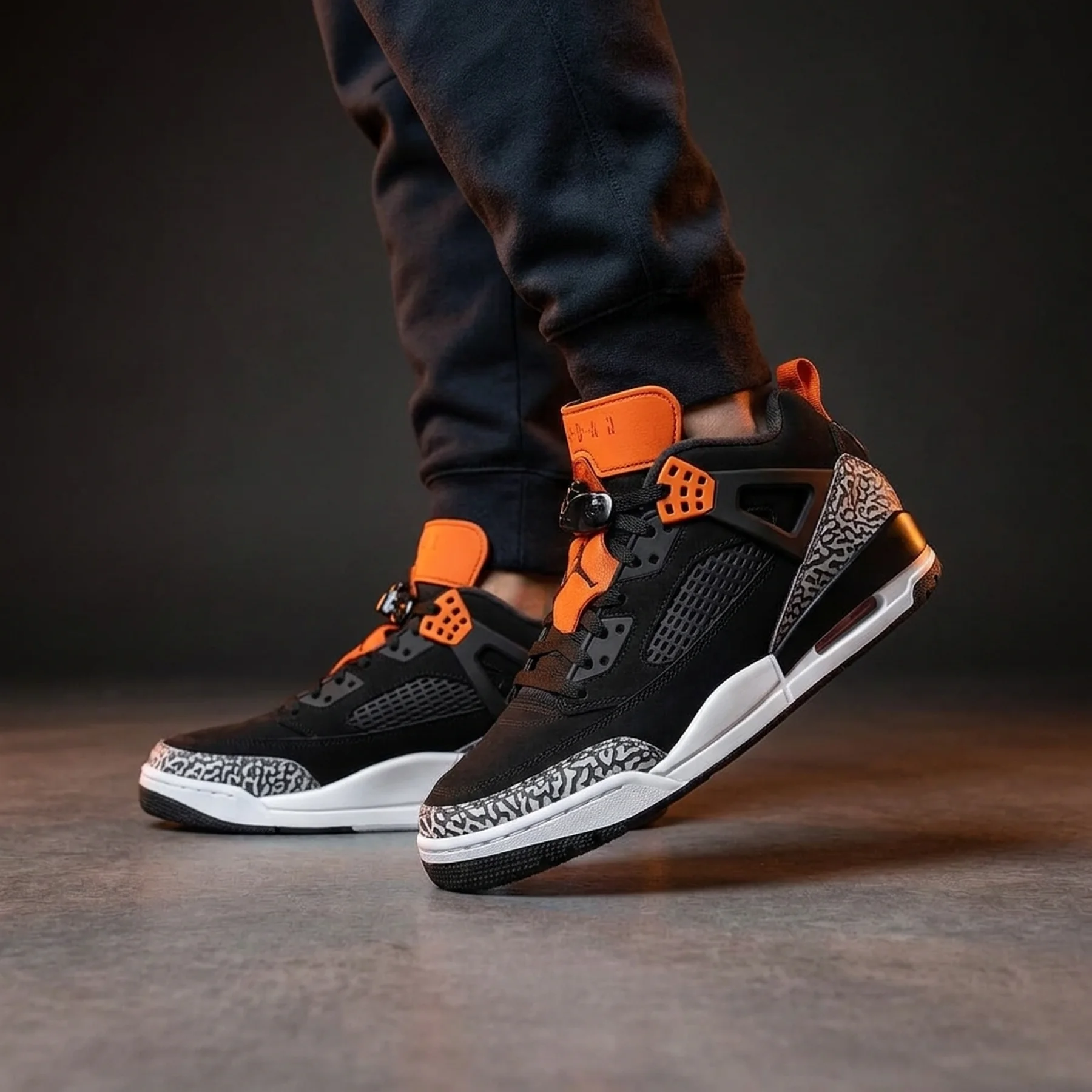 Кросівки чоловічі Jordan Spizike Low Halloween Black (FQ1759-008)