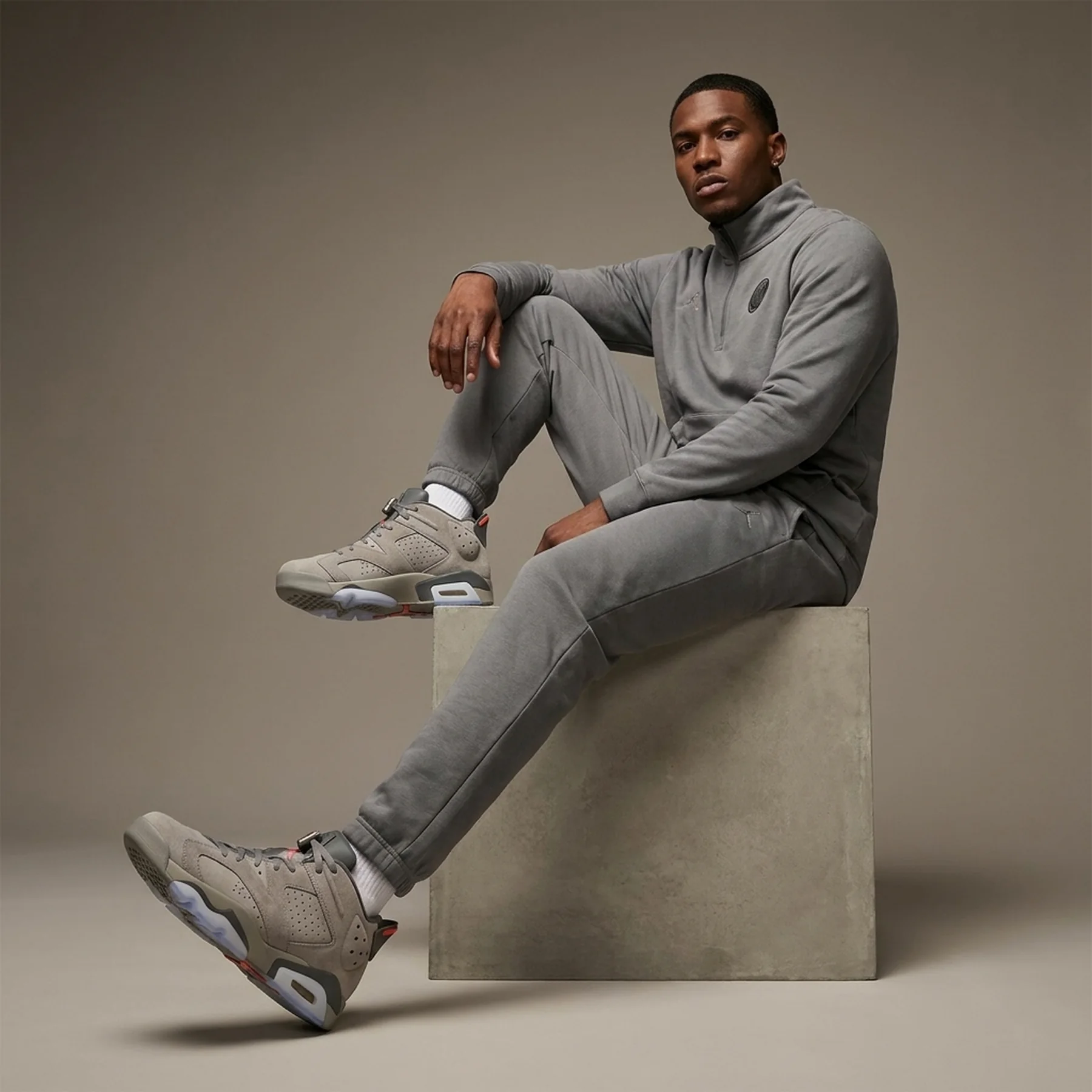 Кросівки чоловічі Jordan X Psg 6 Retro Low Light Bone Grey/Violet (DZ4133-008)