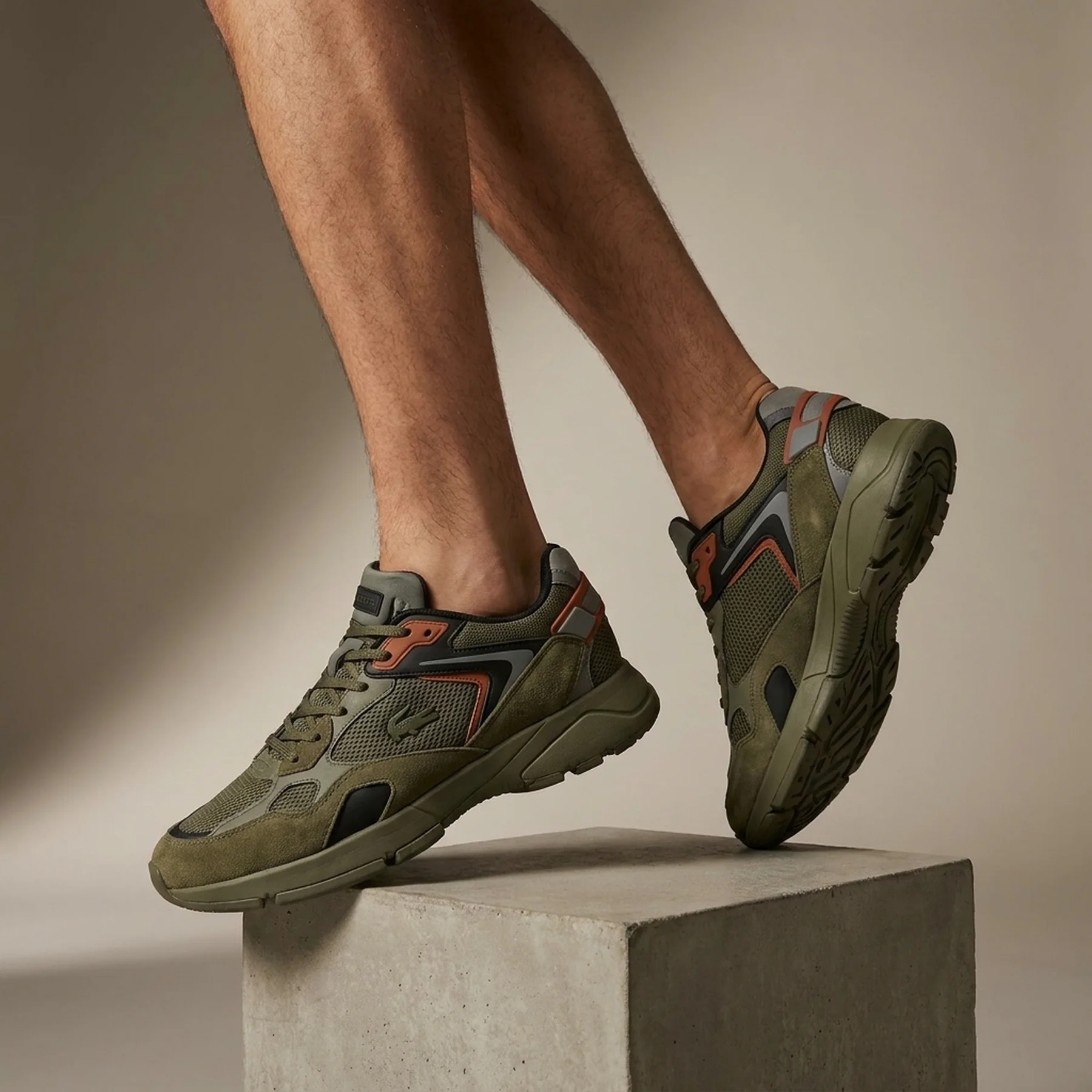 Кросівки чоловічі Lacoste L003 Neo Tech 224 1 Sma Olive (748SMA00625E4)