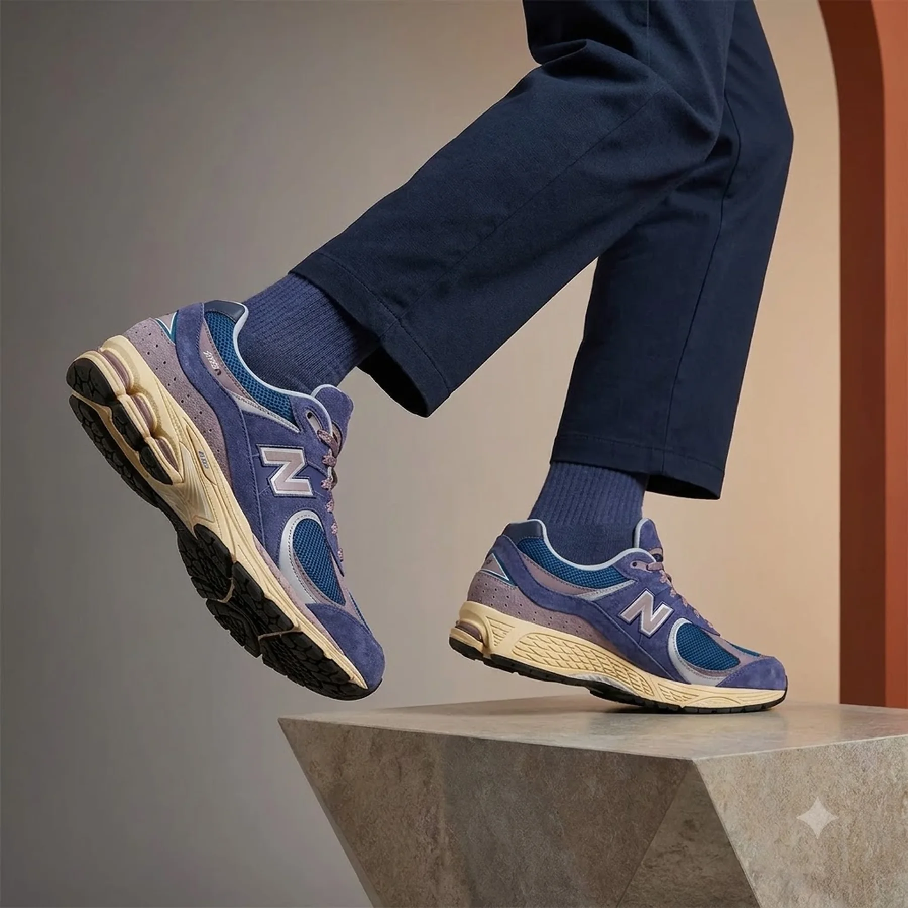 Кросівки чоловічі New Balance 2002R Blue/Violet (U2002RPA)