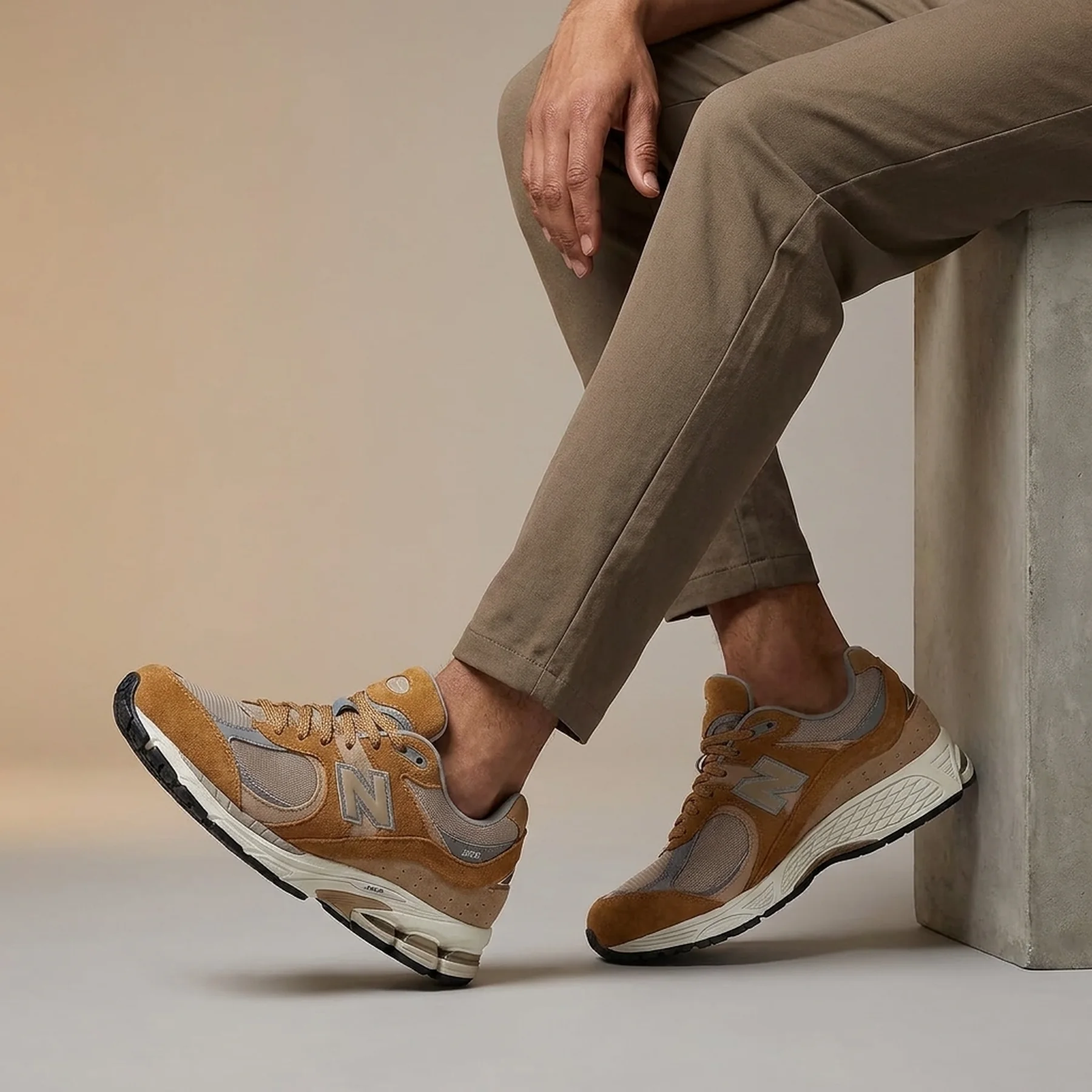 Кросівки чоловічі New Balance 2002R Brown/Beige (U2002RCE)