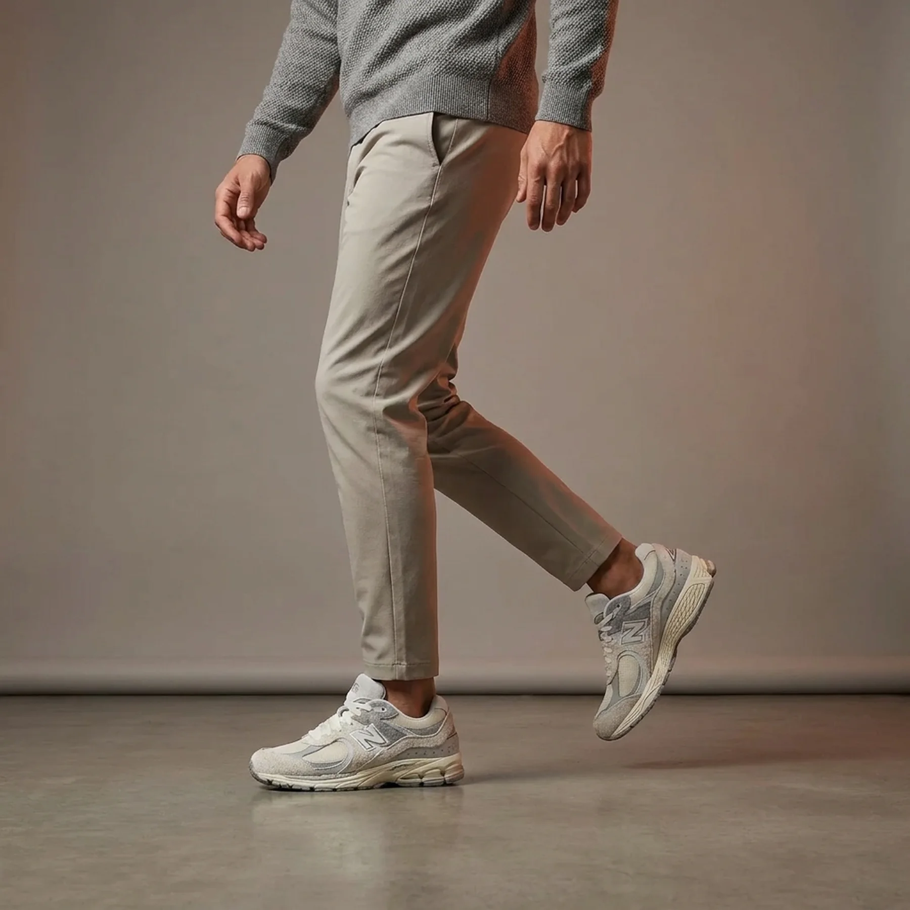 Кросівки чоловічі New Balance 2002R Sneakers Linen Grey