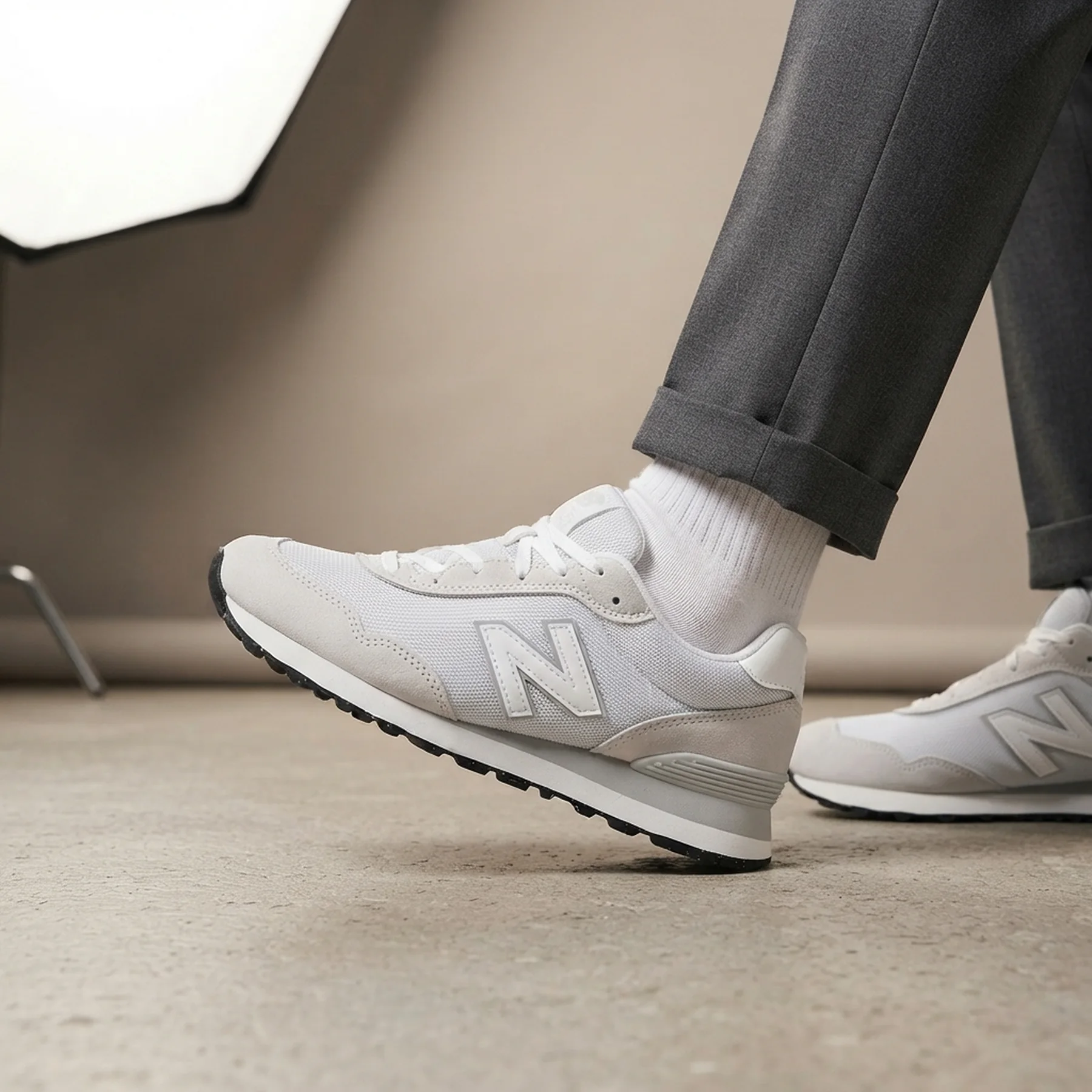Кросівки чоловічі New Balance 515 White (ML515WHT)