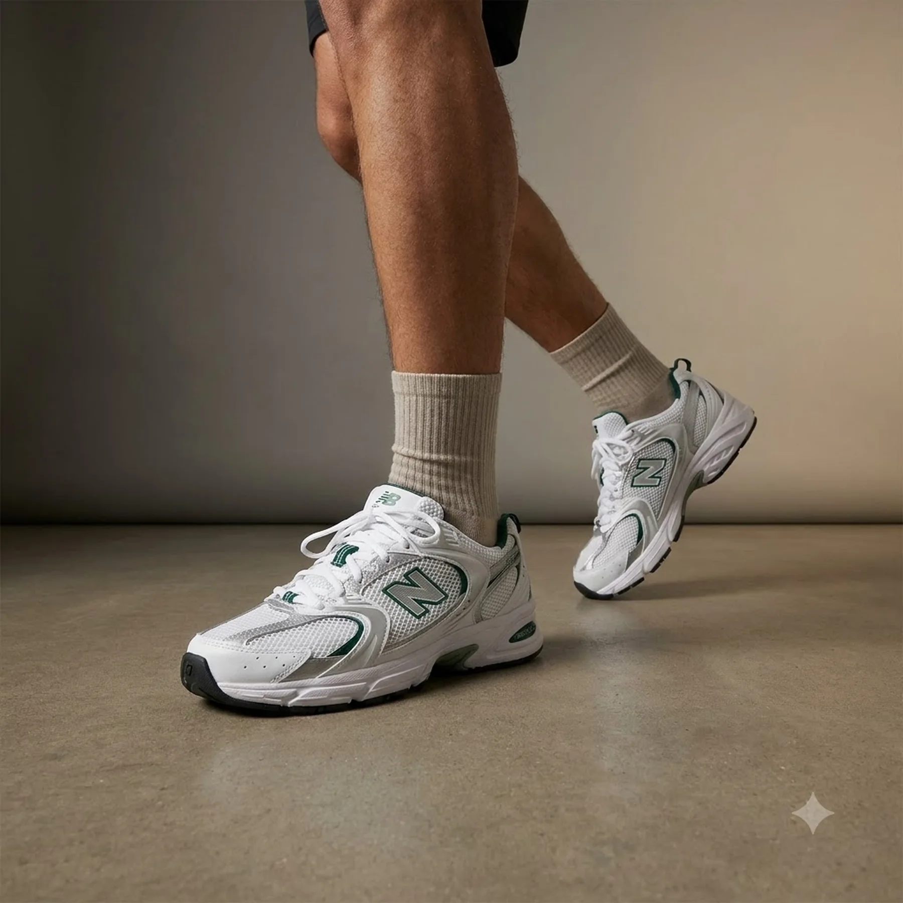 Кросівки чоловічі New Balance 530 White Nightwatch Green (MR530ENG)