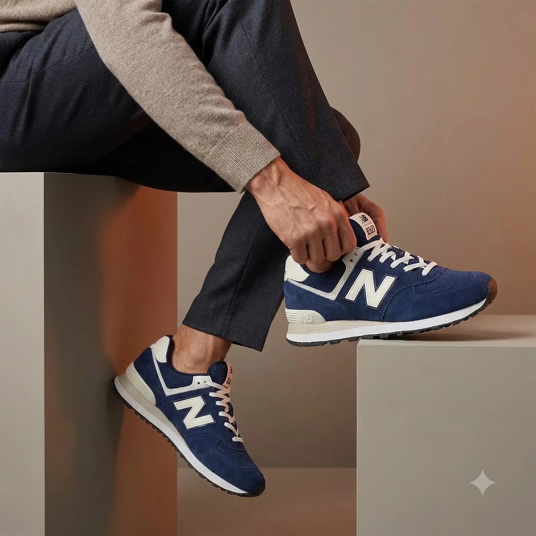 Кросівки чоловічі New Balance 574 Blue (U574BCE)
