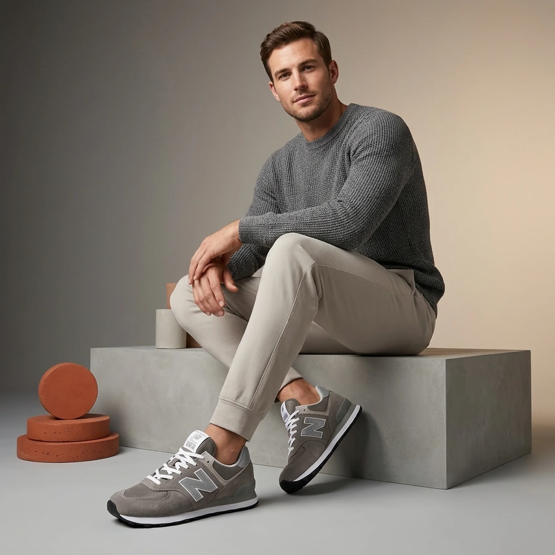 Кросівки чоловічі New Balance 574 Classic (ML574EVG)