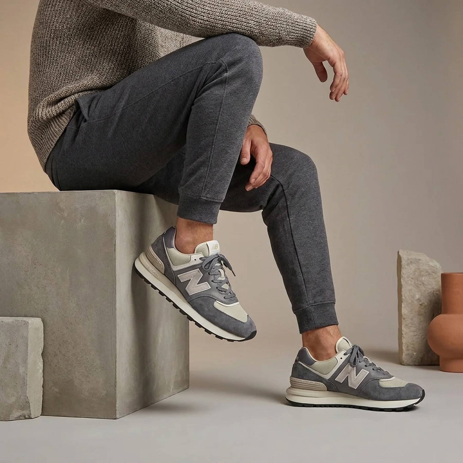 Кросівки чоловічі New Balance 574 Legacy Grey (U574LGGD)