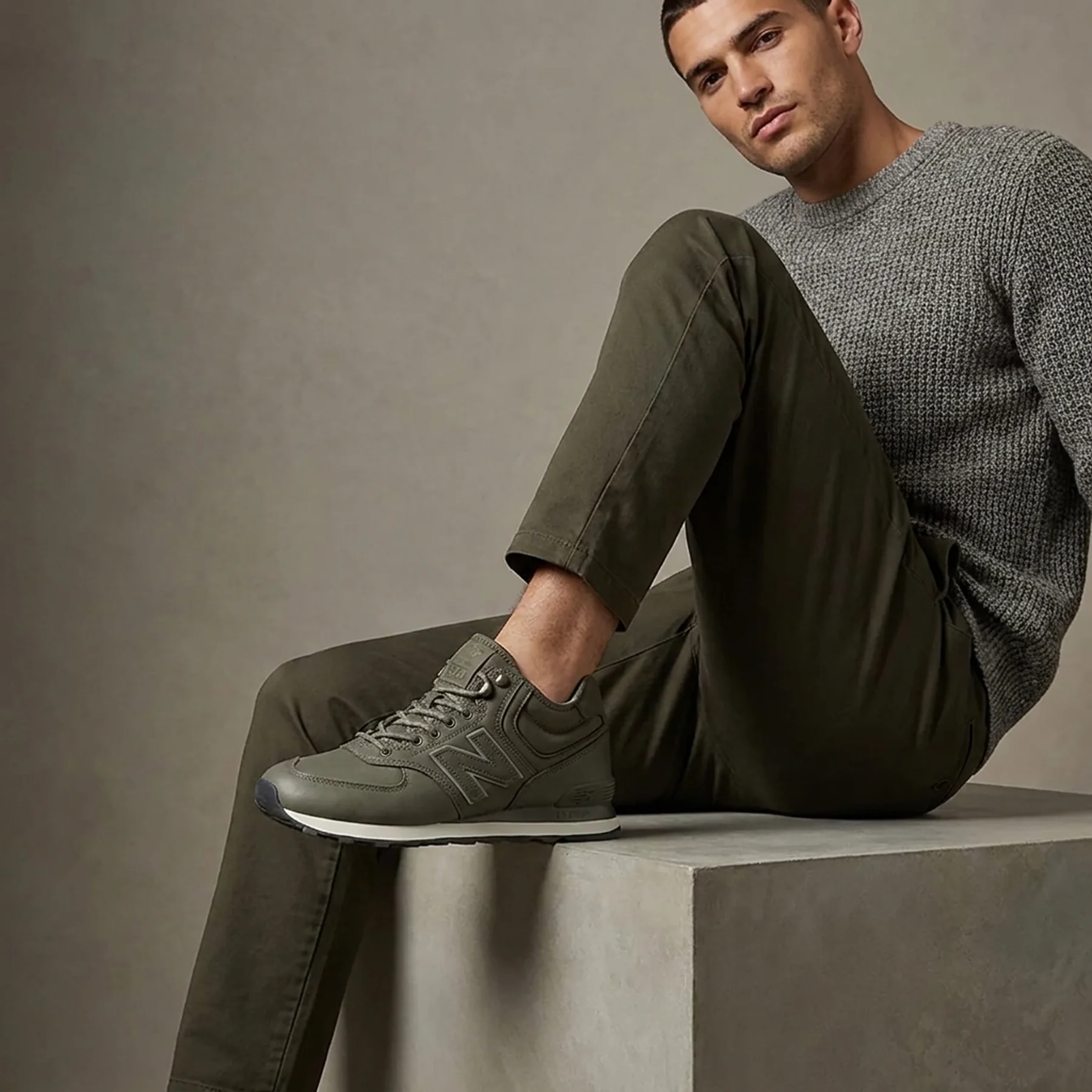 Кросівки чоловічі New Balance 574 Olive (MH574BG1)