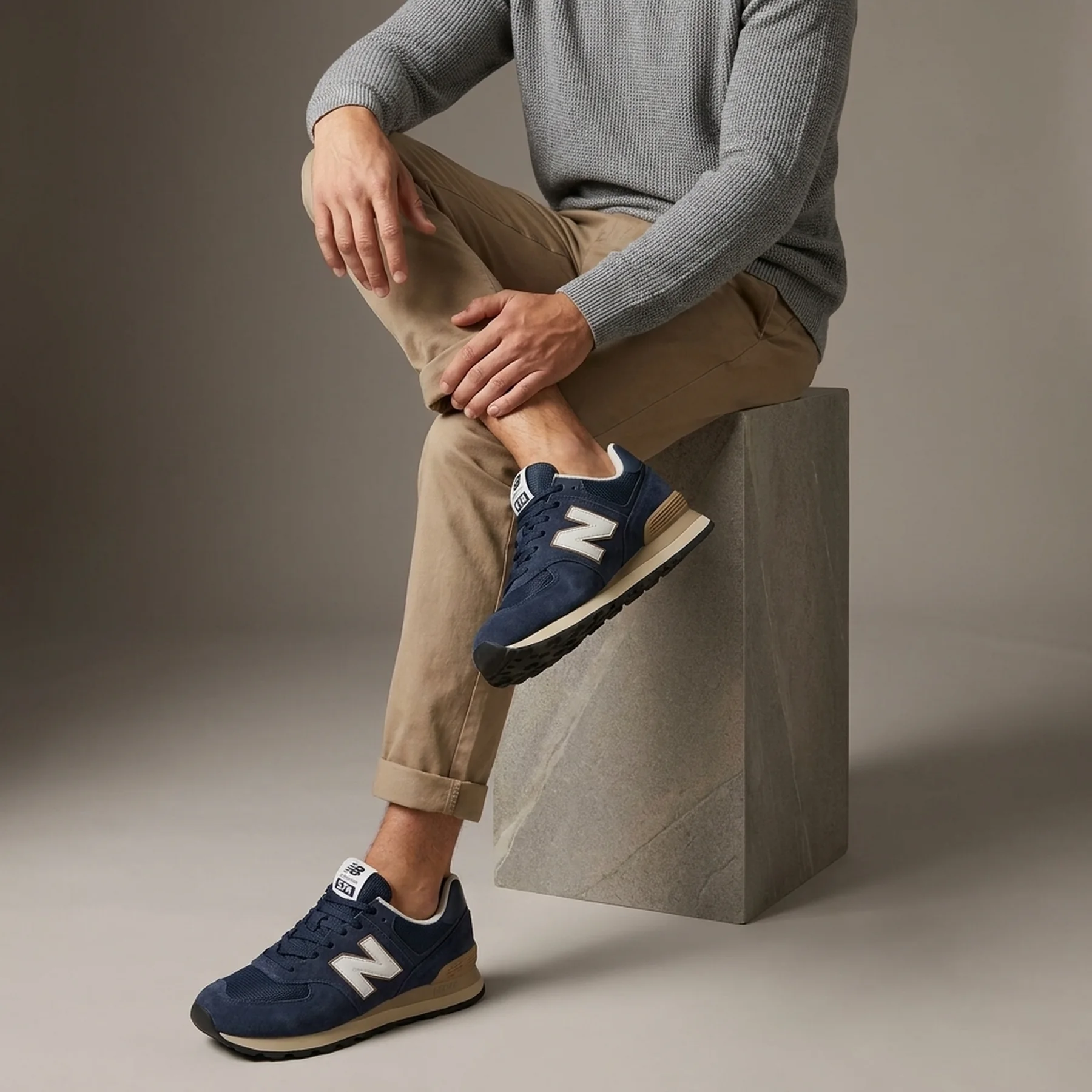 Кросівки чоловічі New Balance 574 Rugged Navy (ML574DNH)