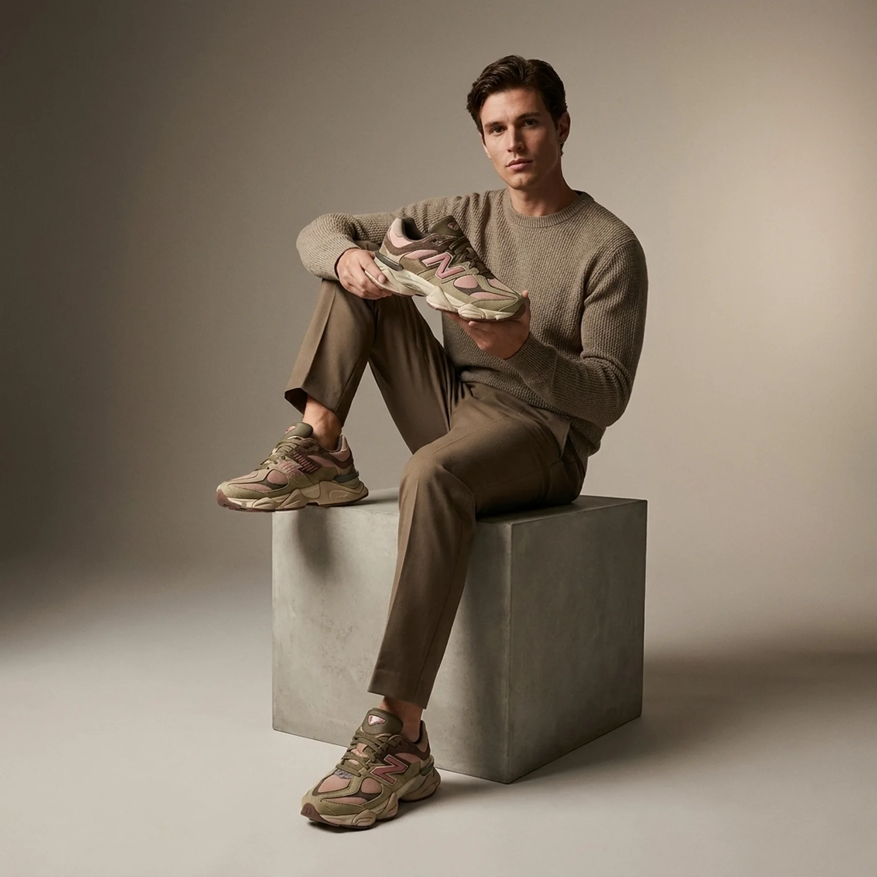 Кросівки чоловічі New Balance 9060 'Olivine Arid Stone'
