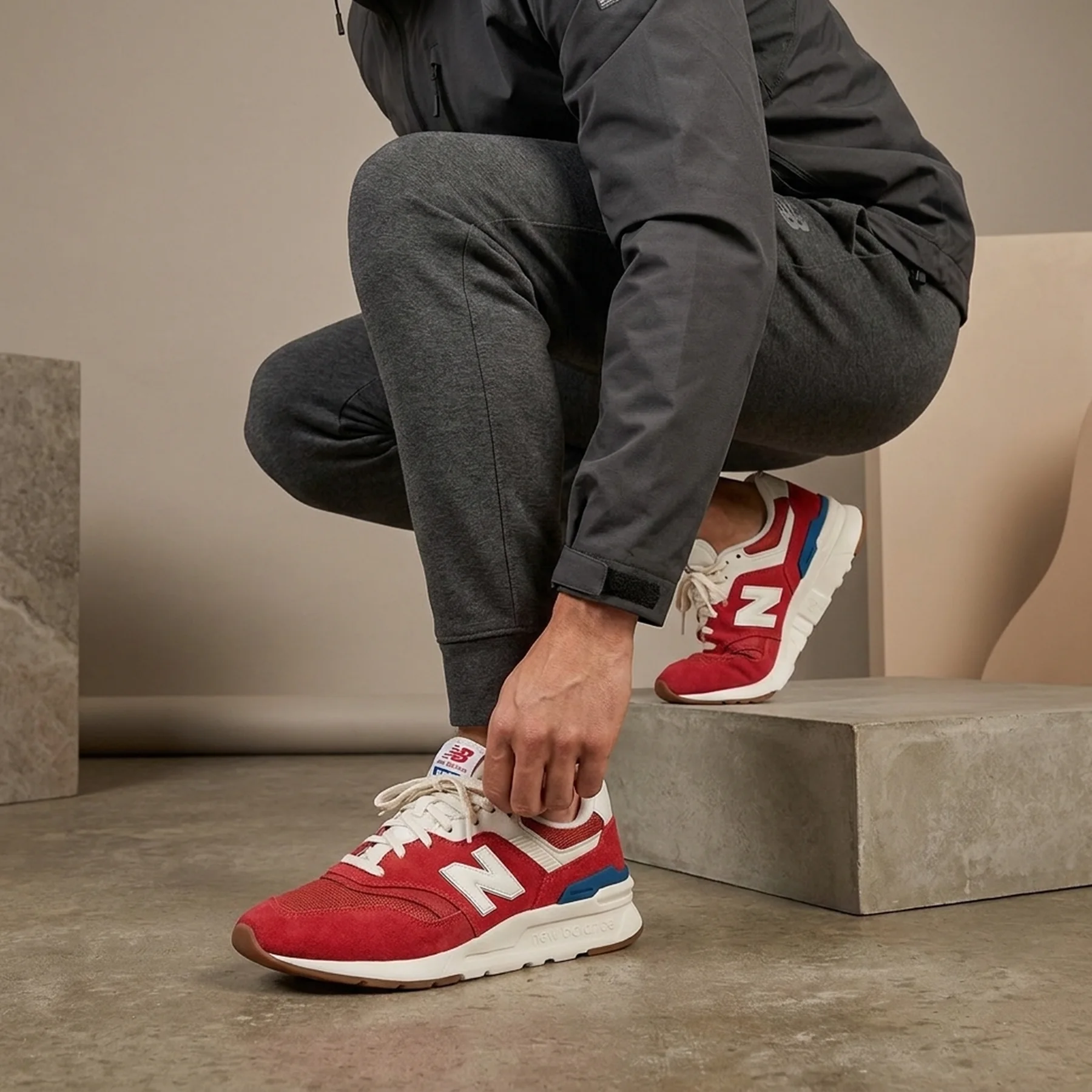Кросівки чоловічі New Balance 977 Red (CM997HRG)
