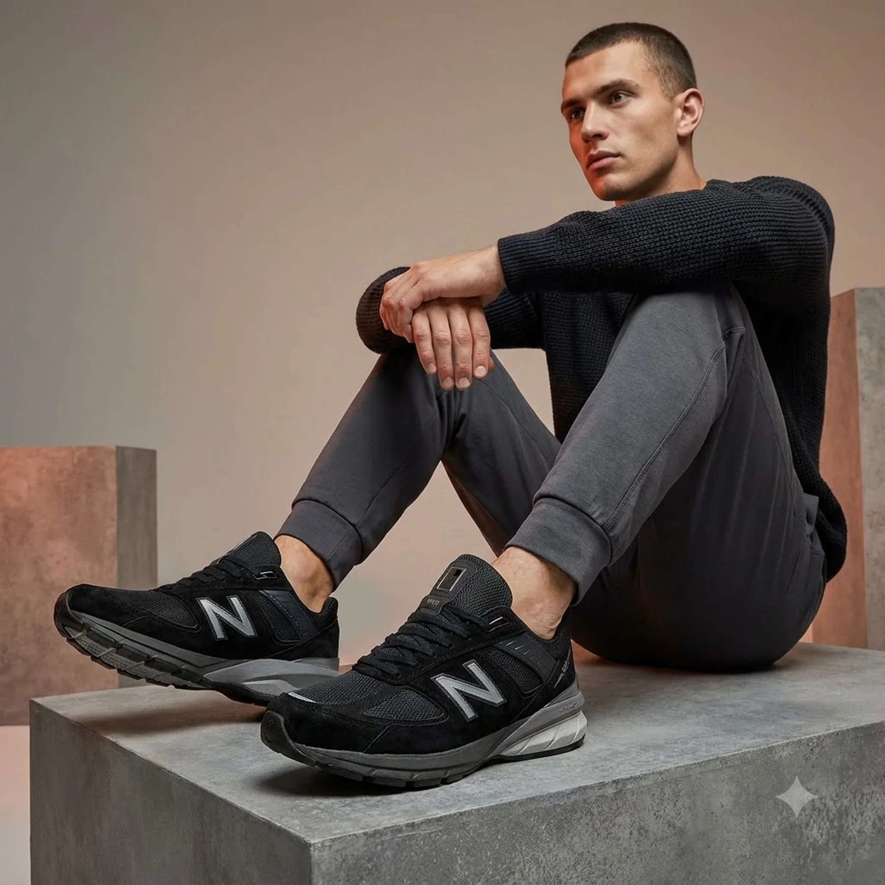 Кросівки чоловічі New Balance 990V5 (M990BK5)