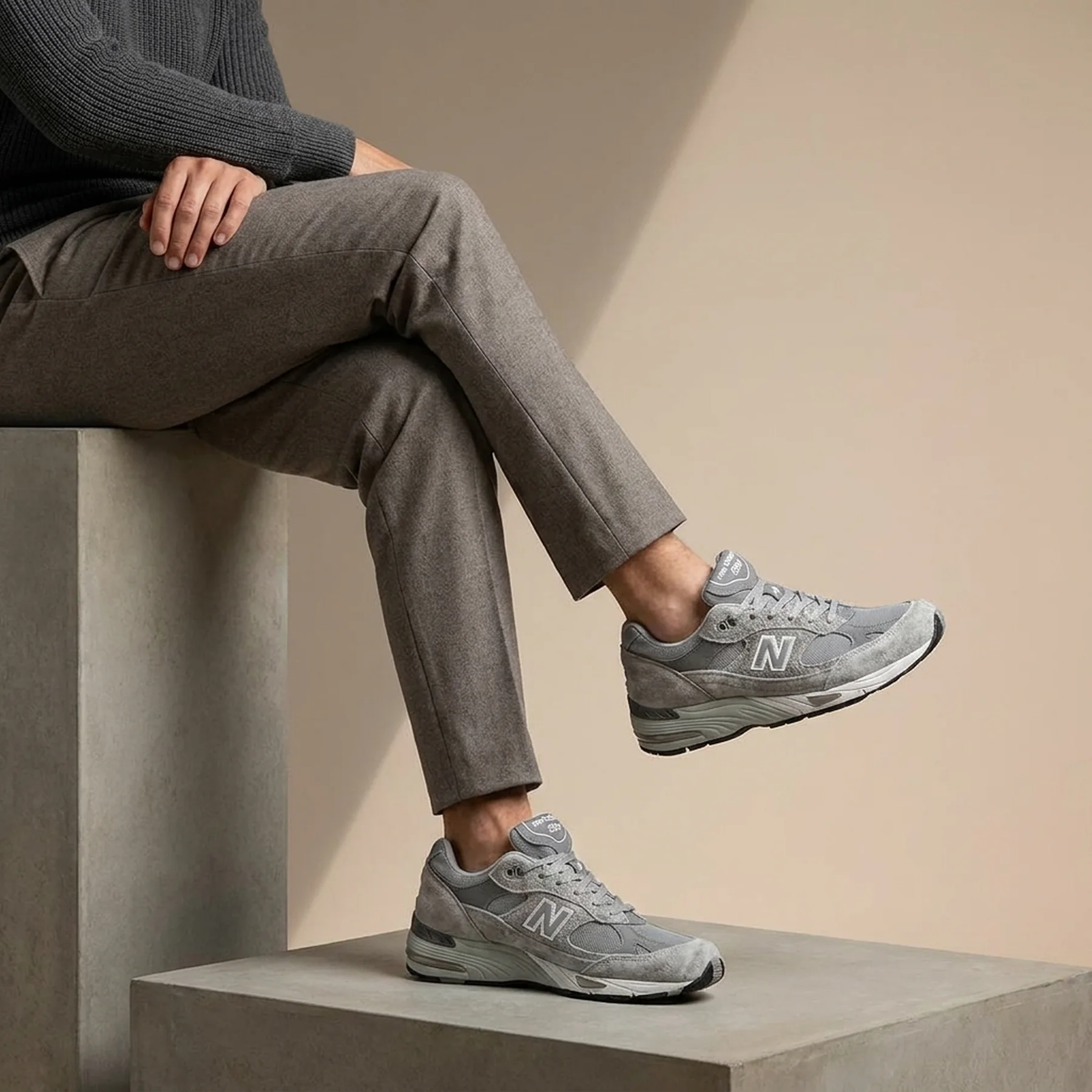 Кросівки чоловічі New Balance 991 (Made In Uk) (M991PRT)