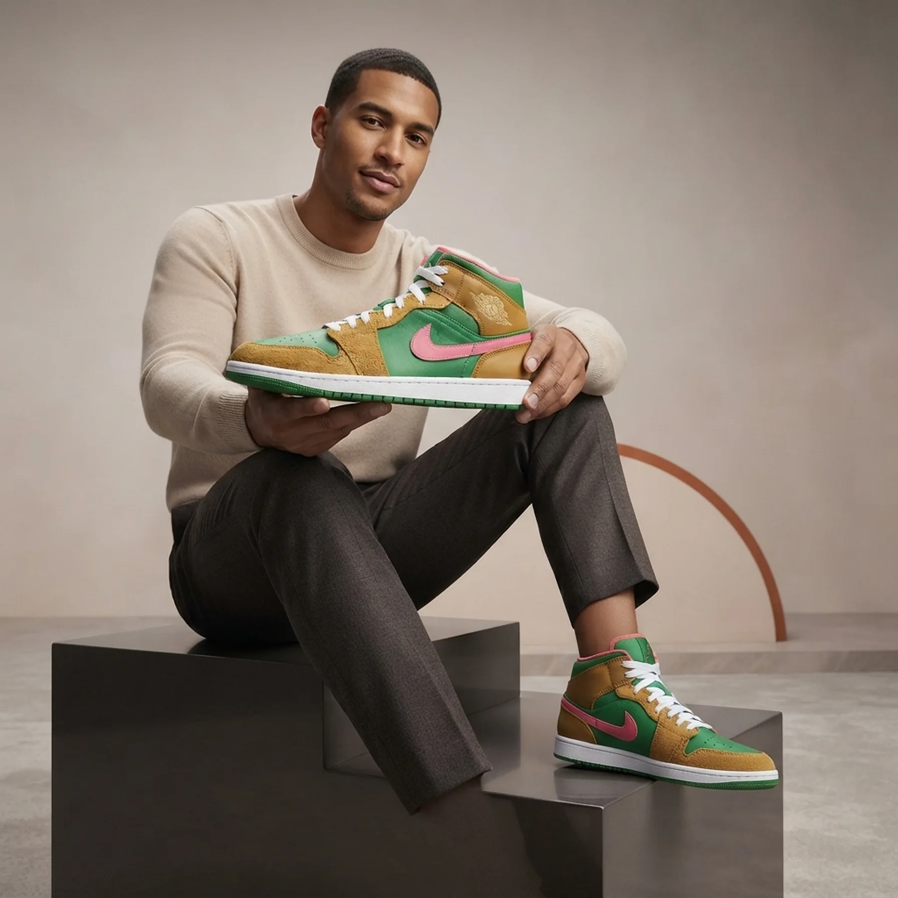 Кросівки чоловічі Nike Air 1 Mid Se (DX4332-700)