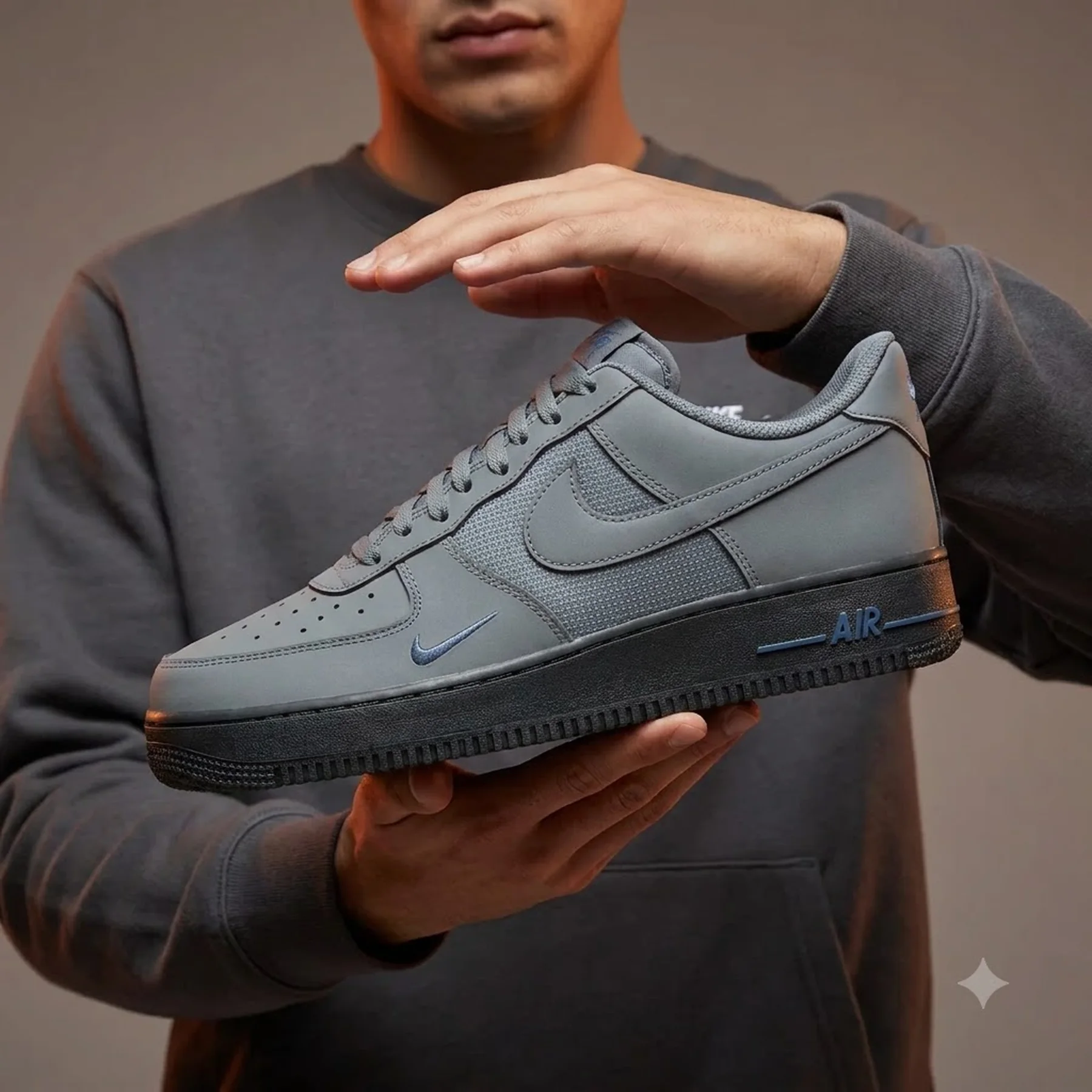 Кросівки чоловічі Nike Air Force 1 07 Lv8 Grey (IM6002-084)