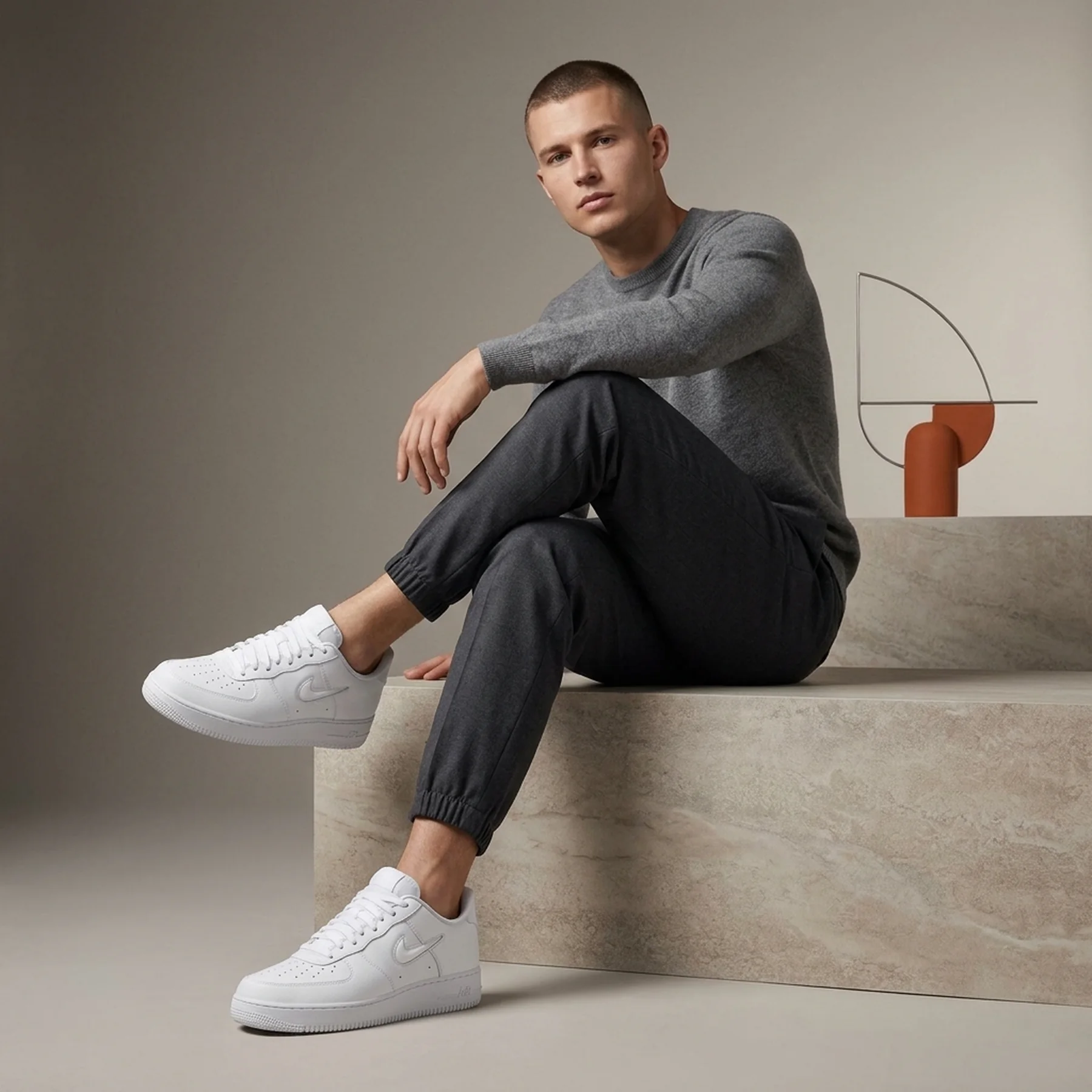 Кросівки чоловічі Nike Air Force 1 Jewel Casual (HM0621-100)