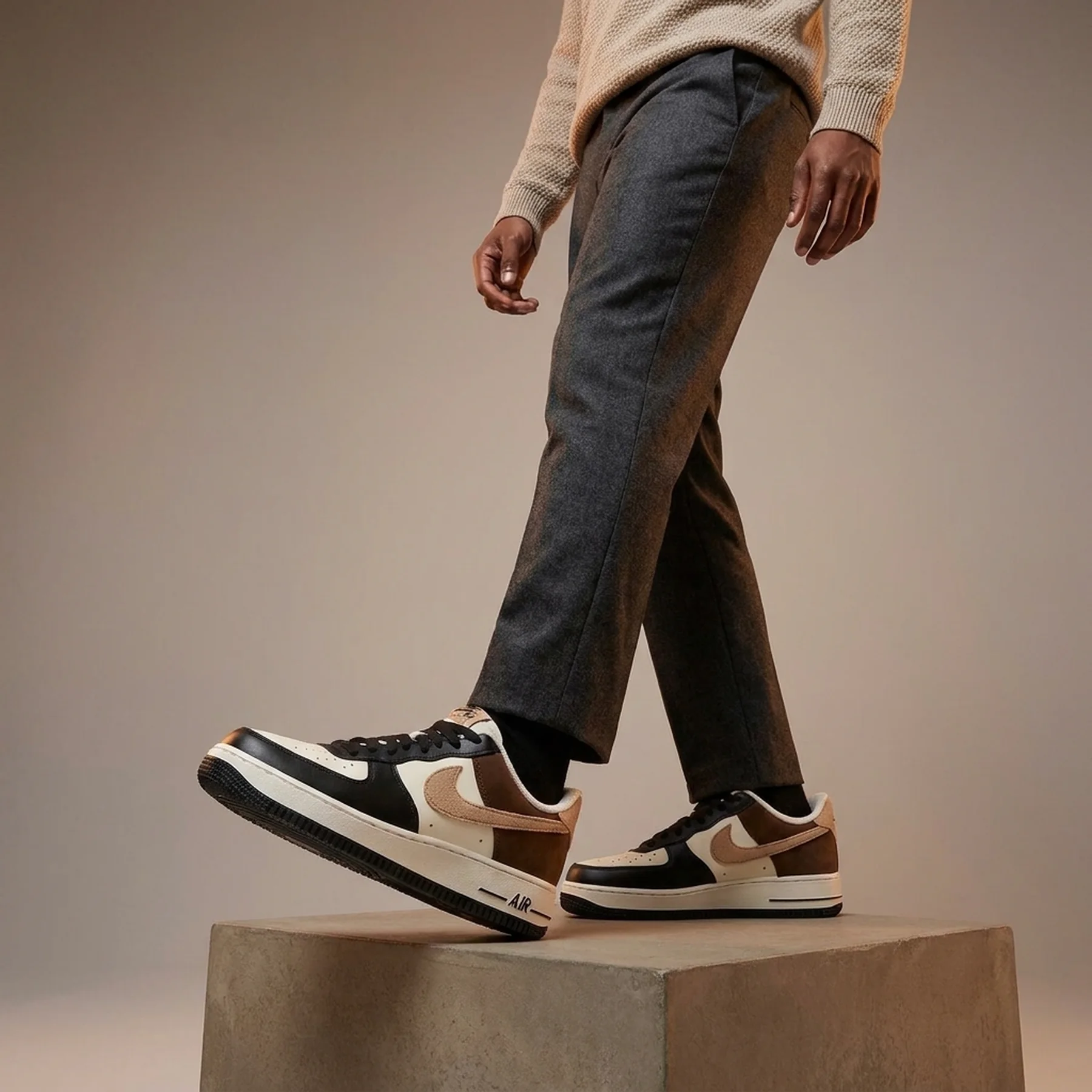 Кросівки чоловічі Nike Air Force 1 Low '07 Mocha (FB3355-200)