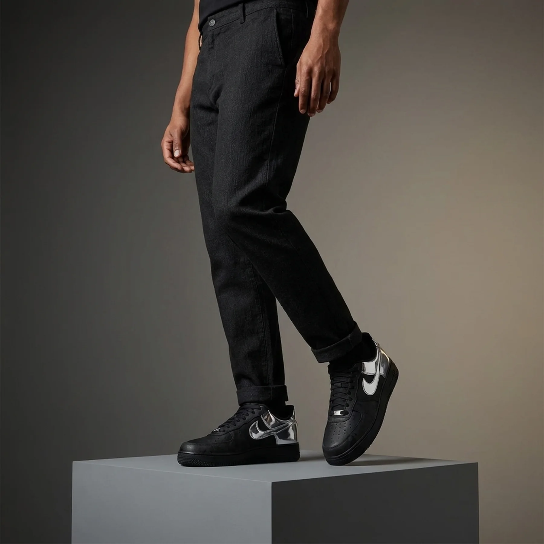 Кросівки чоловічі Nike Air Force 1 Low Retro Black (HF2885-001)
