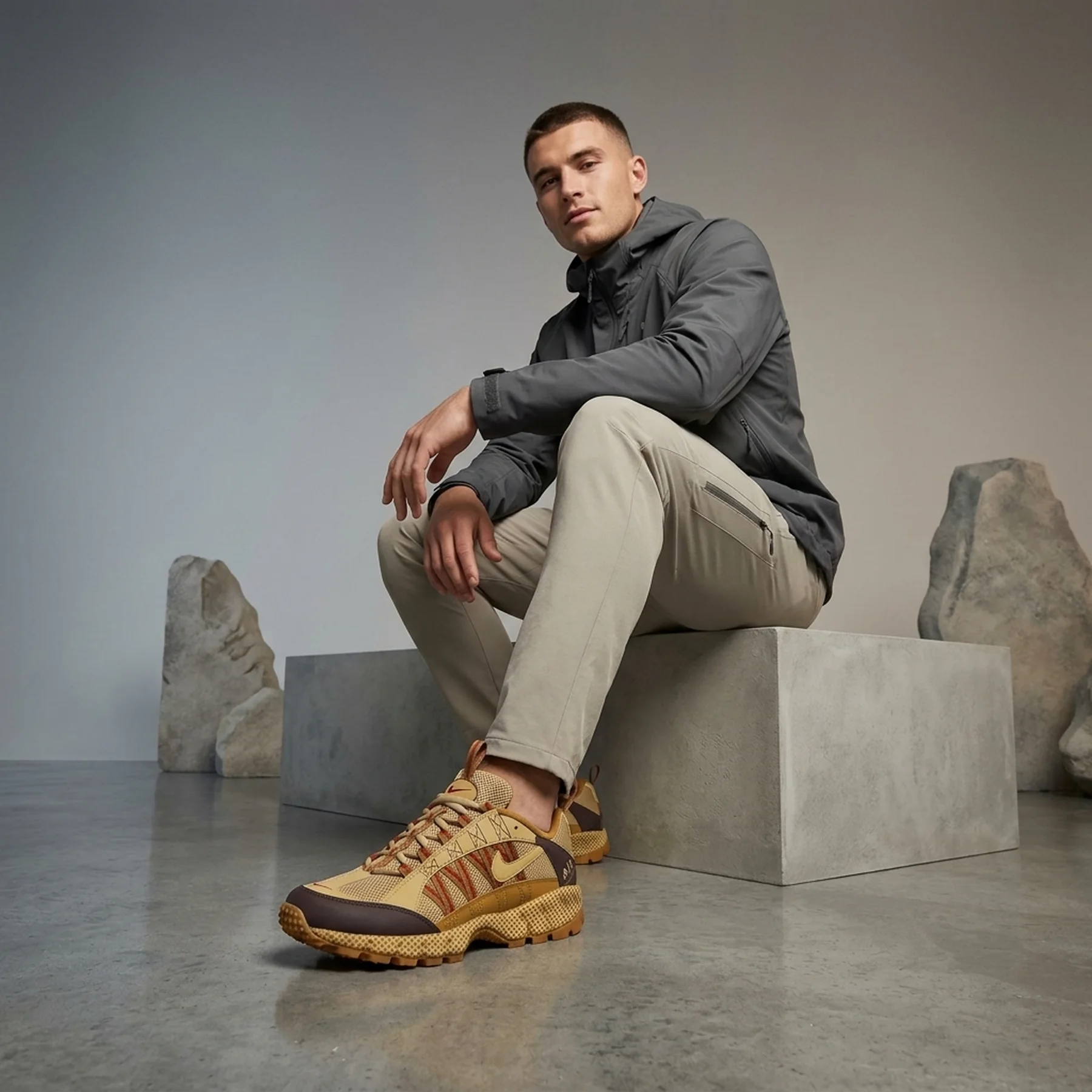 Кросівки чоловічі Nike Air Humara Qs "Buff Gold (FJ7098-701)