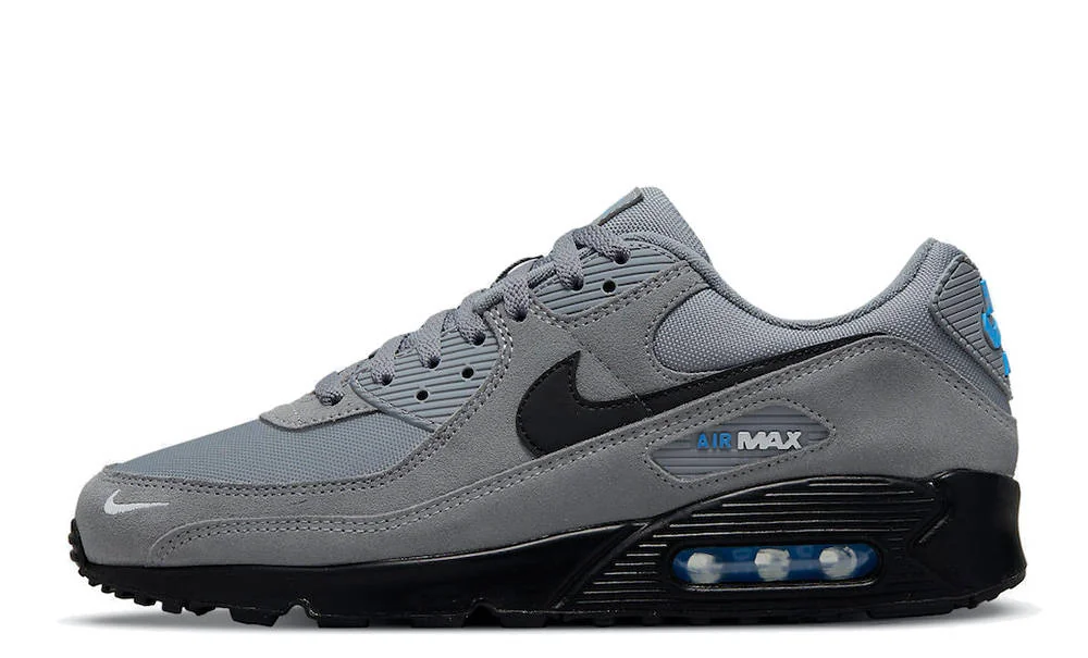 Кросівки чоловічі Nike Air Max 90 Grey/Black (DO6706-002)