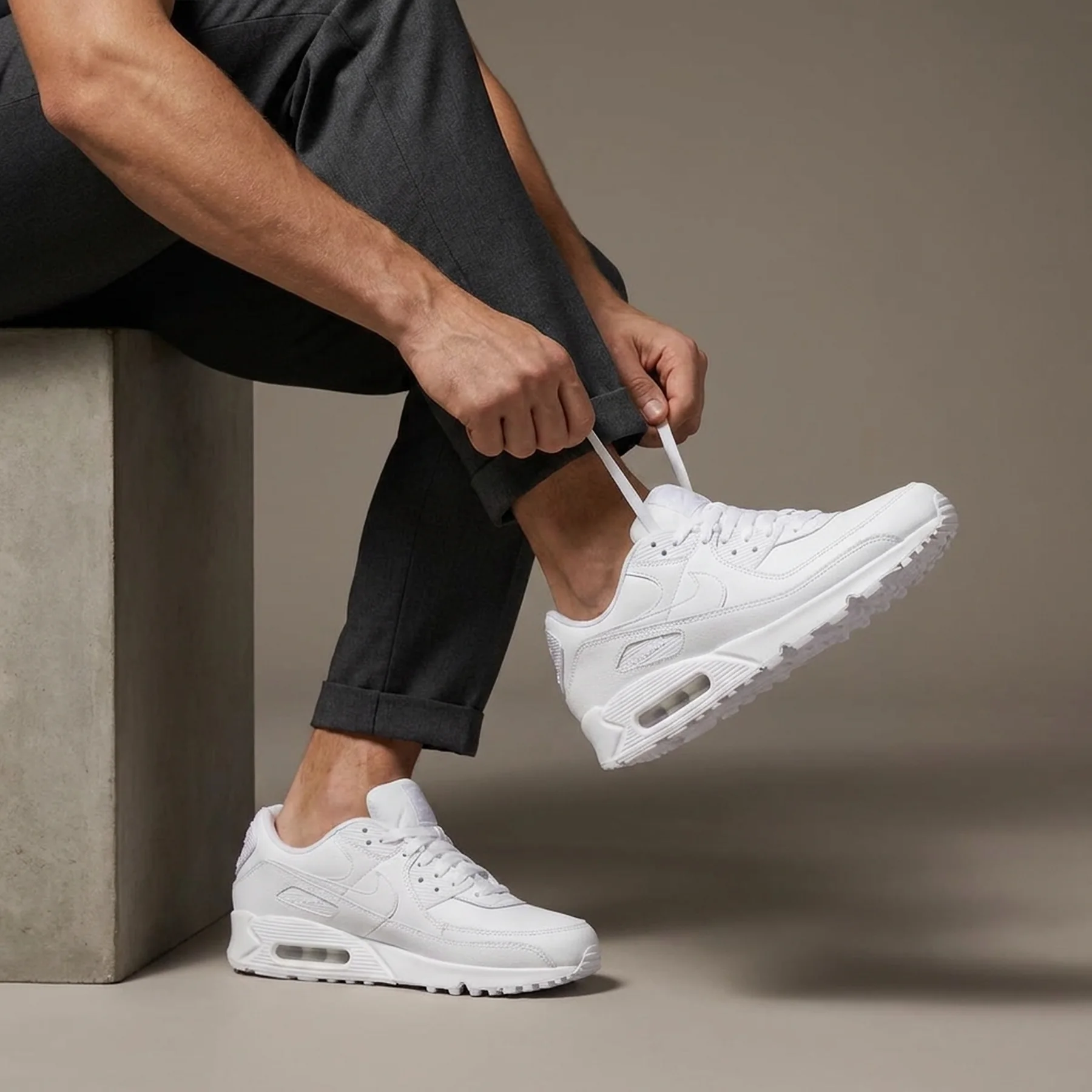 Кросівки чоловічі Nike Air Max 90 Ltr White (CZ5594-100)